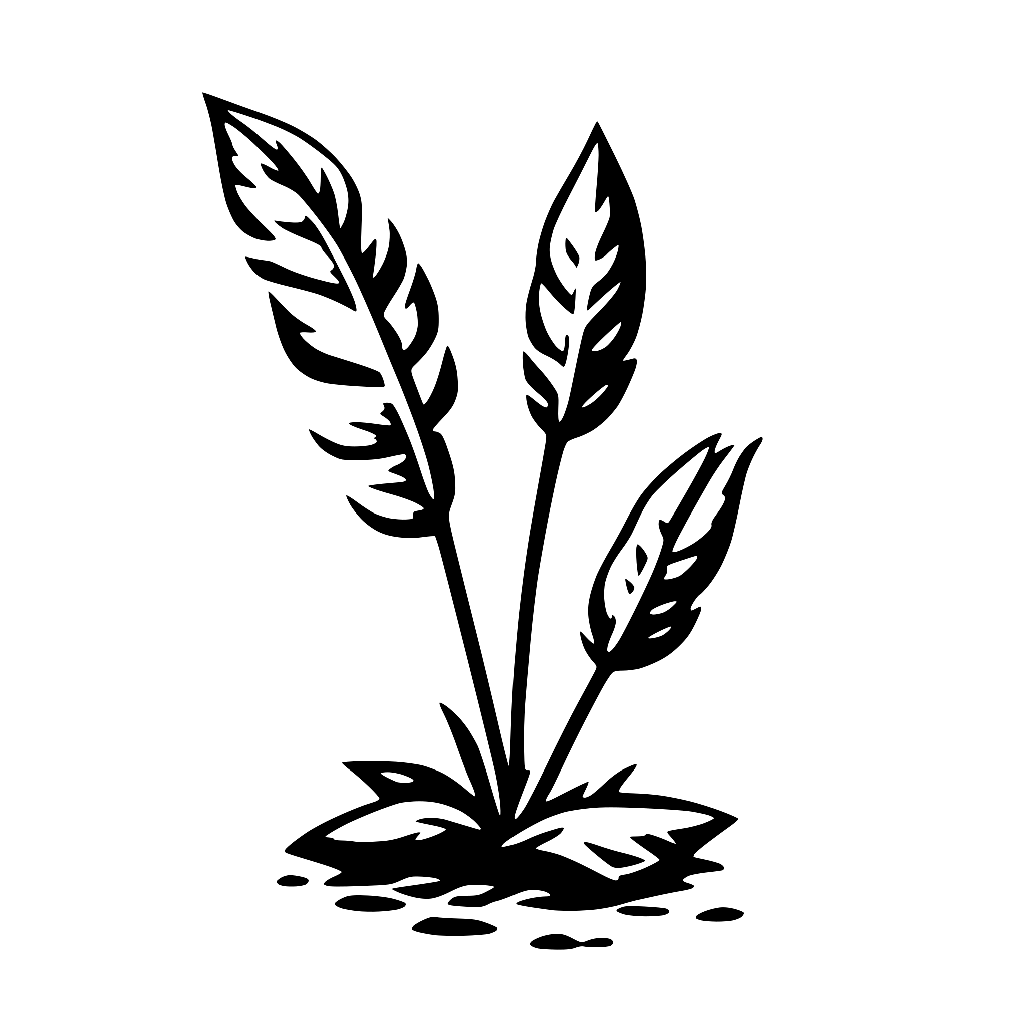 AI-generated SVG of a WHITE smudgw