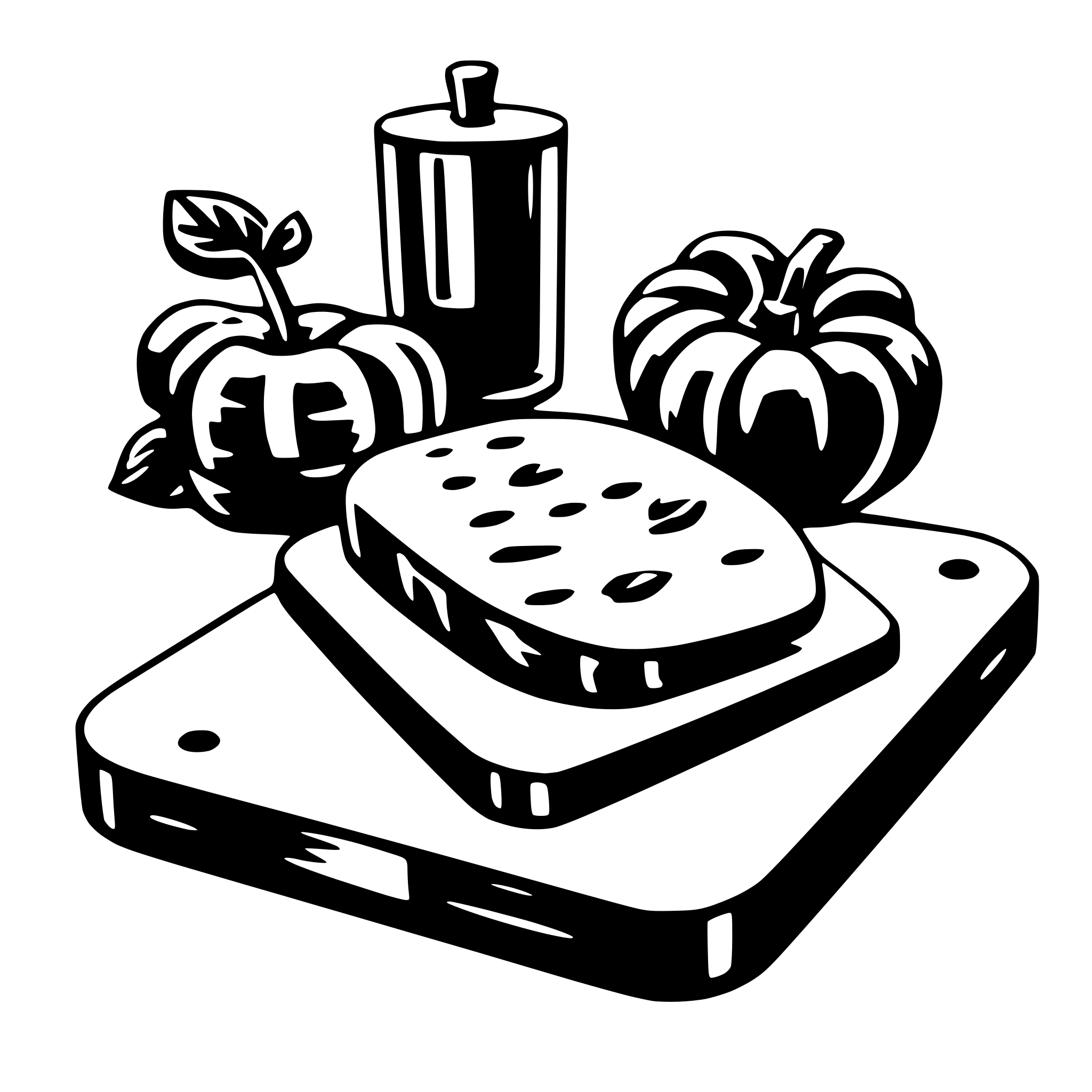 AI-generated SVG of a cutting board