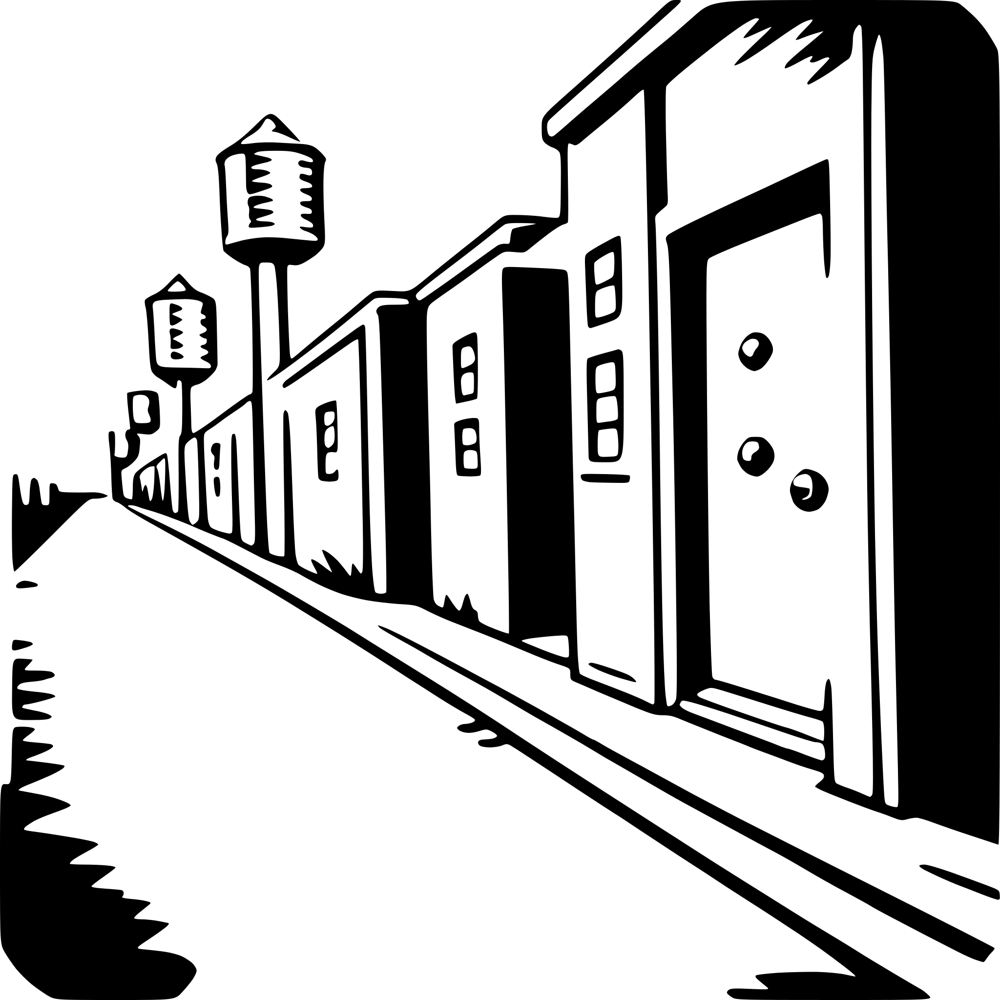 AI-generated SVG of a urban exploration graffiti