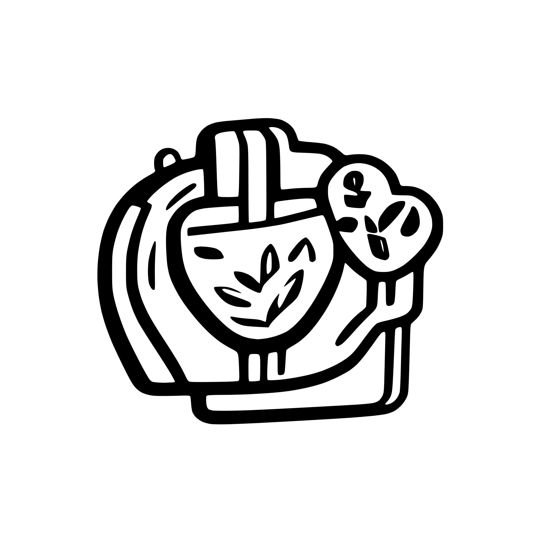 AI-generated SVG of a medical clinic icon
