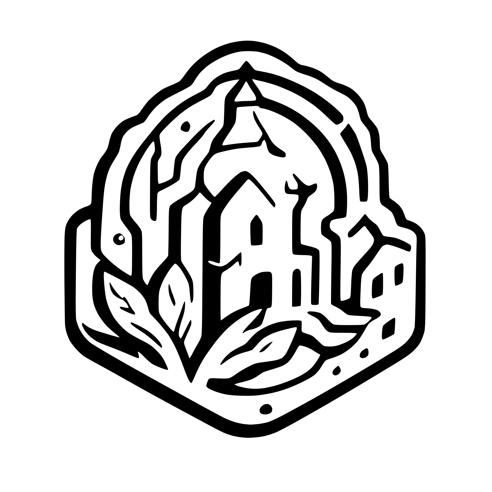 AI-generated SVG of 'fortress'