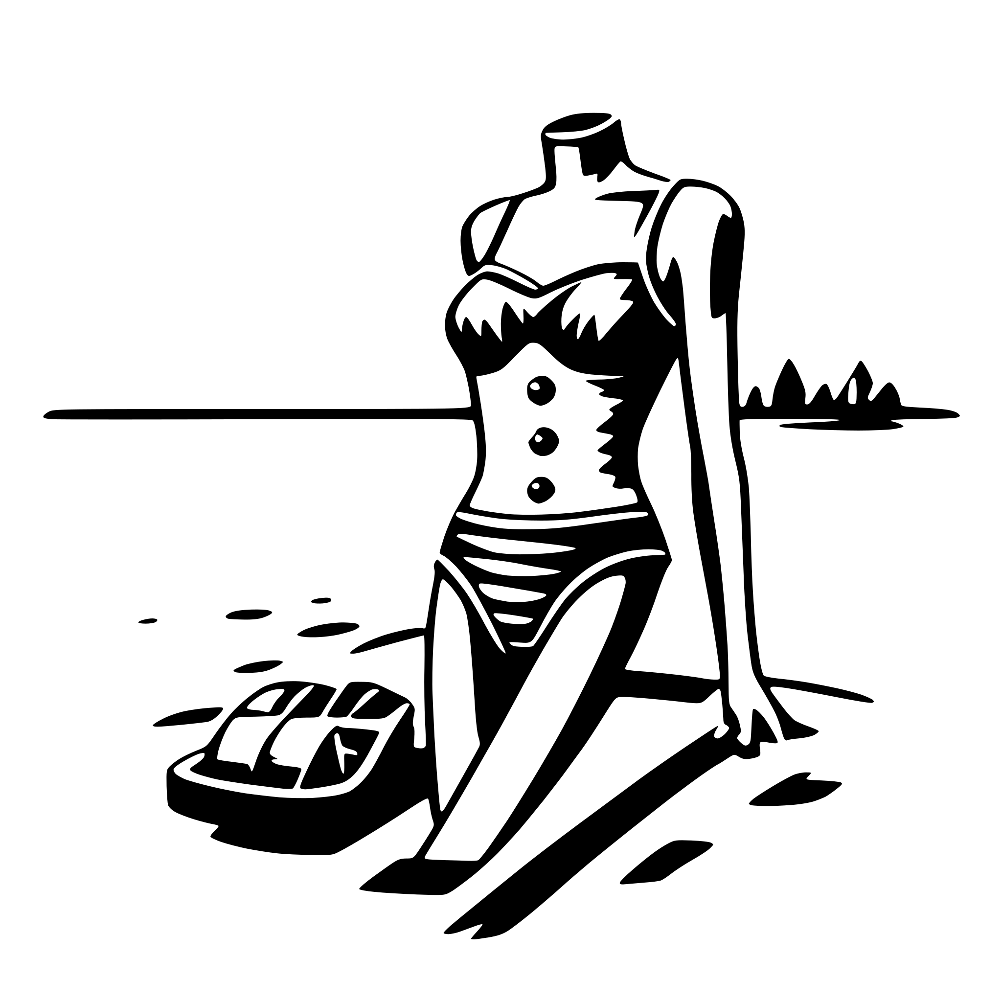 AI-generated SVG of a swimwear
