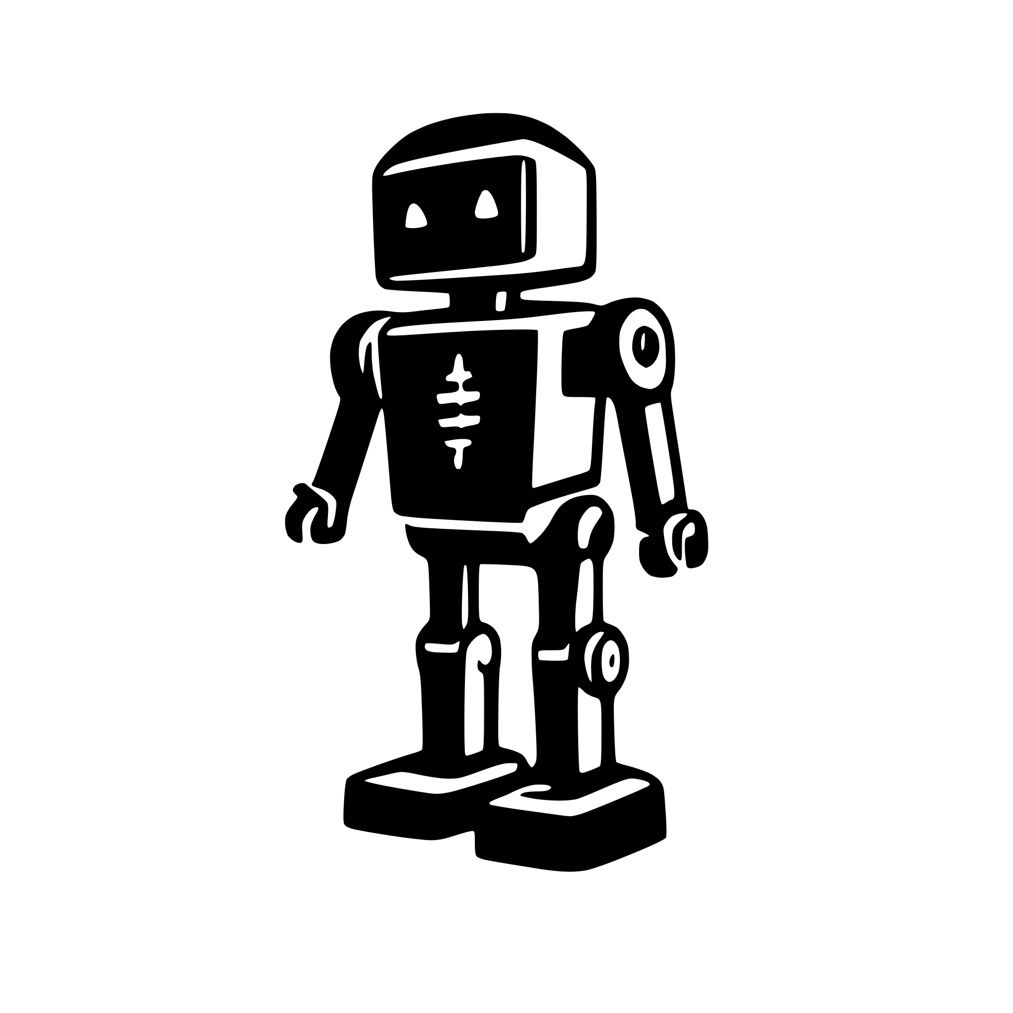 AI-generated SVG of a i want a robot icon svg