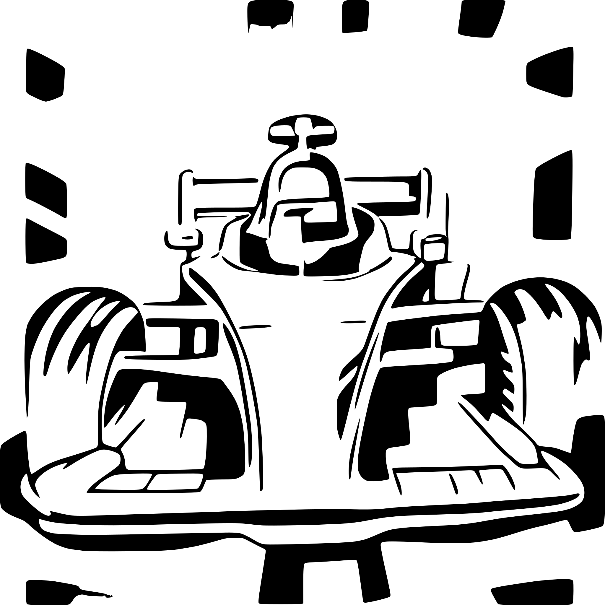 AI-generated SVG of a a front facing f1 car