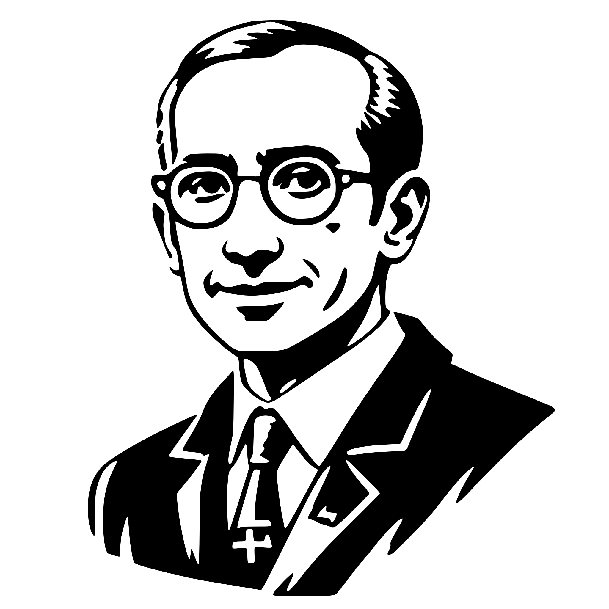 AI-generated SVG of 'jonas salk'