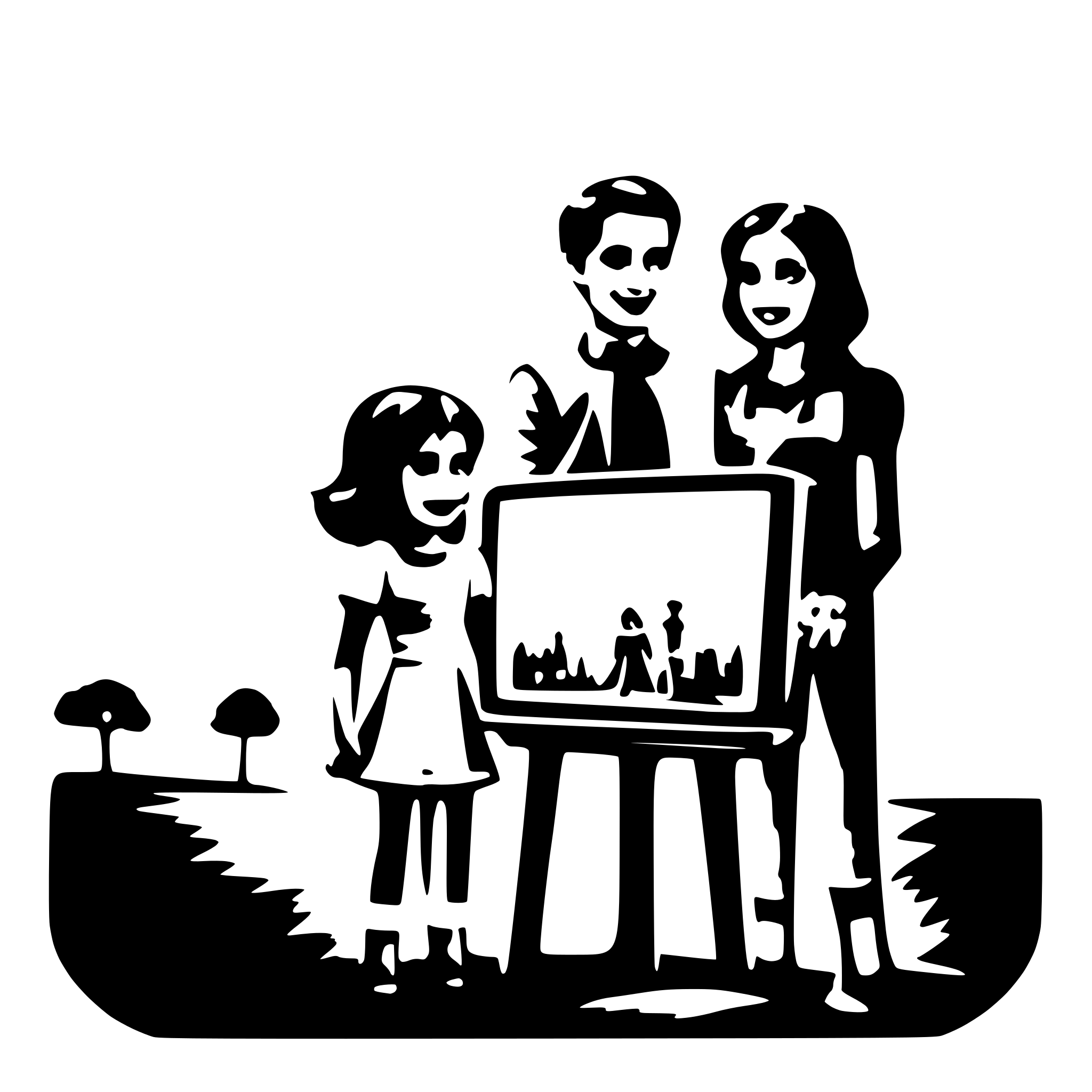 AI-generated SVG of a A retro movie poster for a family film Projected on to a movie screen AI-generated SVG of a A retro movie poster for a family film Projected on to a movie screen