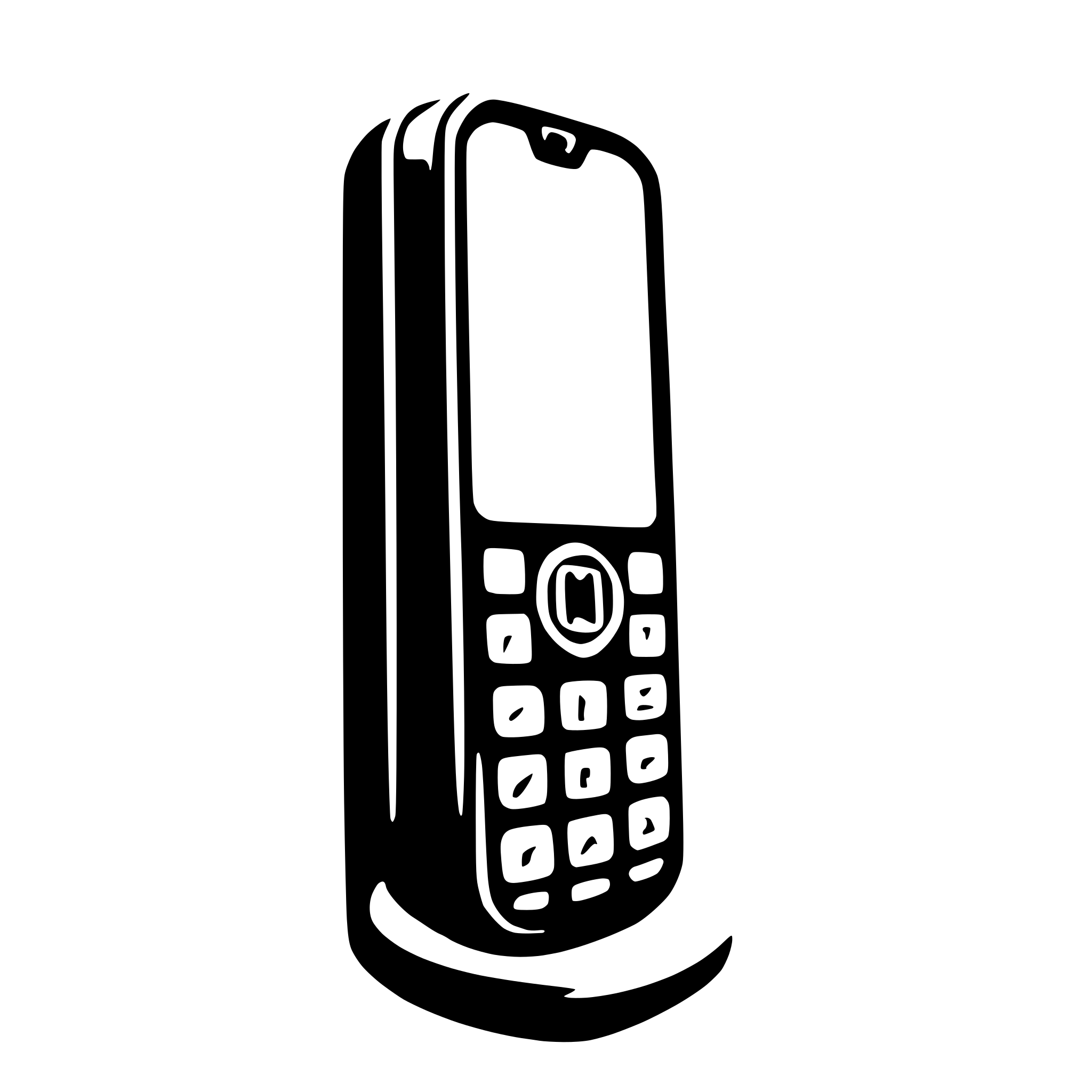 AI-generated SVG of 'phone'
