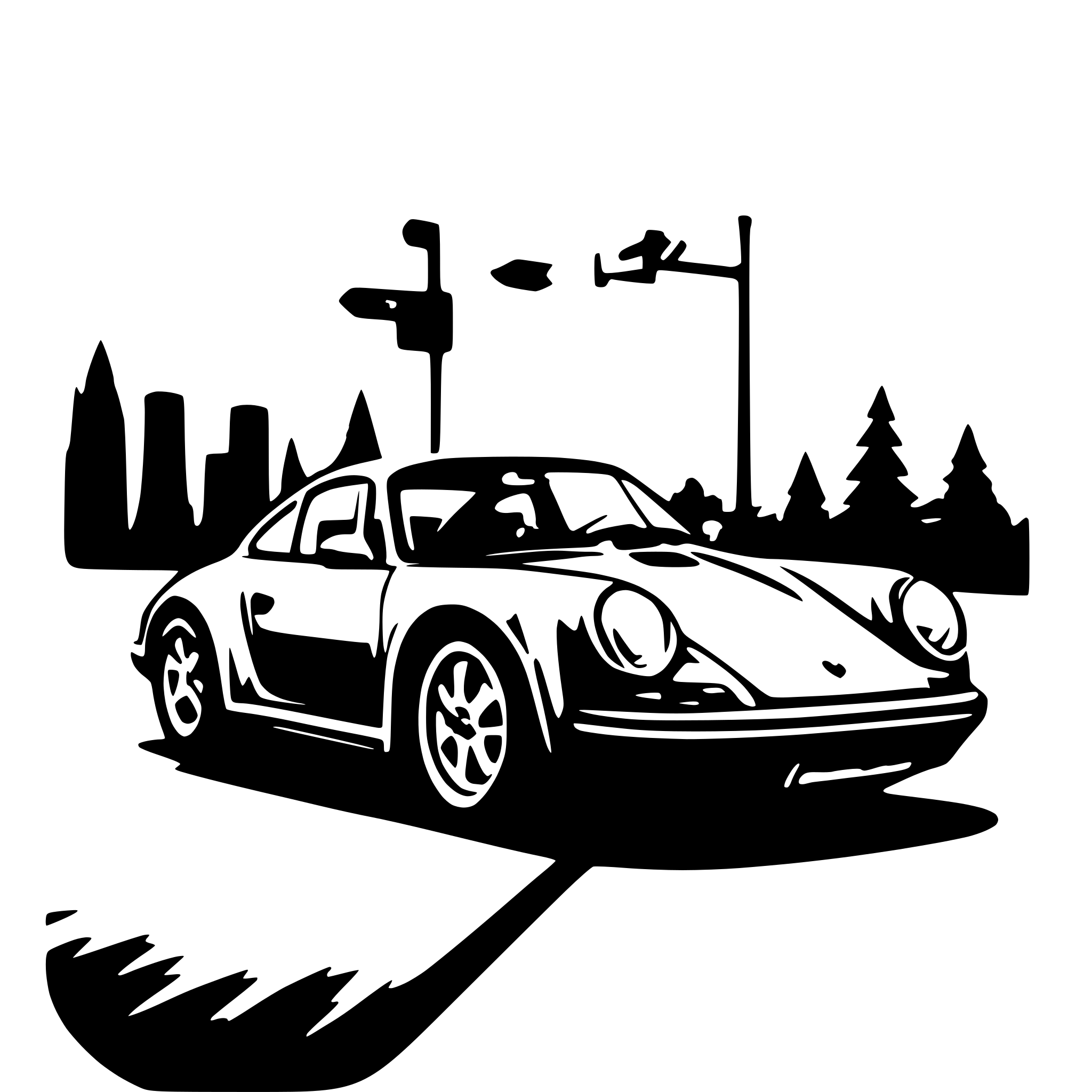 AI-generated SVG of a No Risk No Porsche