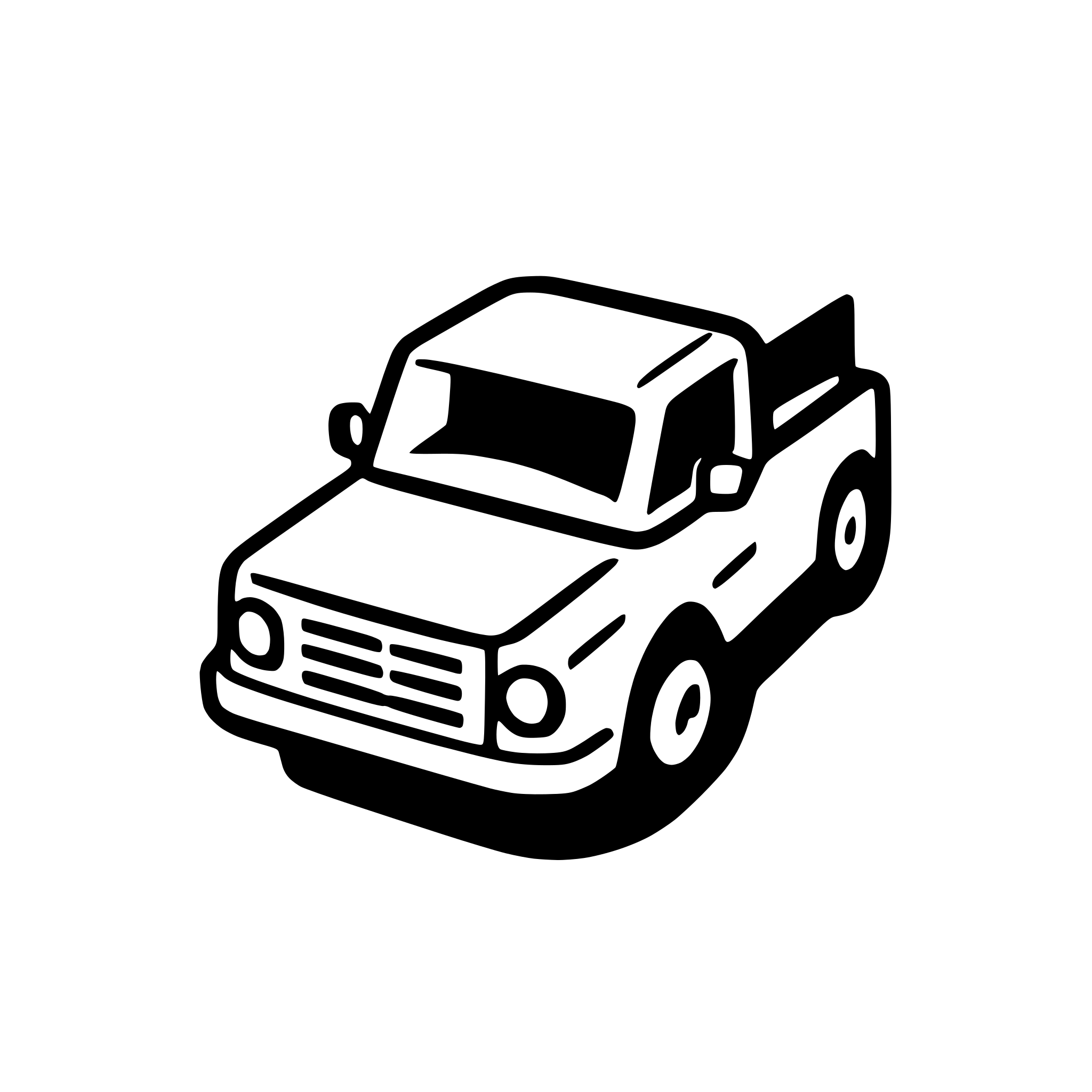 AI-generated SVG of a TOP DOWN, pickup truck, map icon