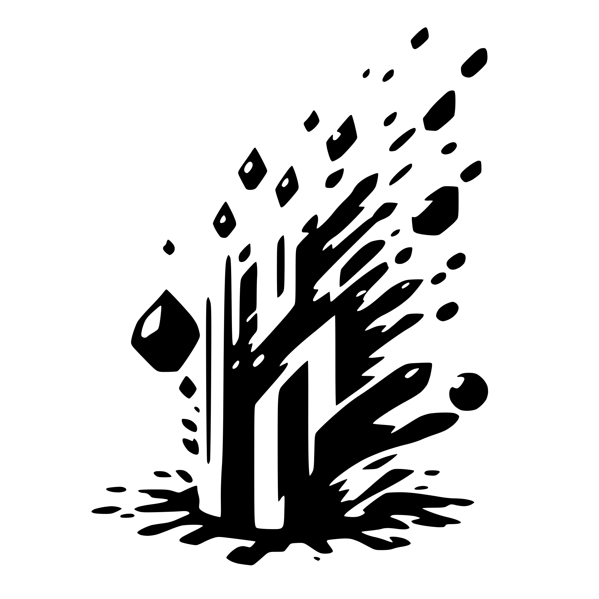 AI-generated SVG of a generate a spray of particles