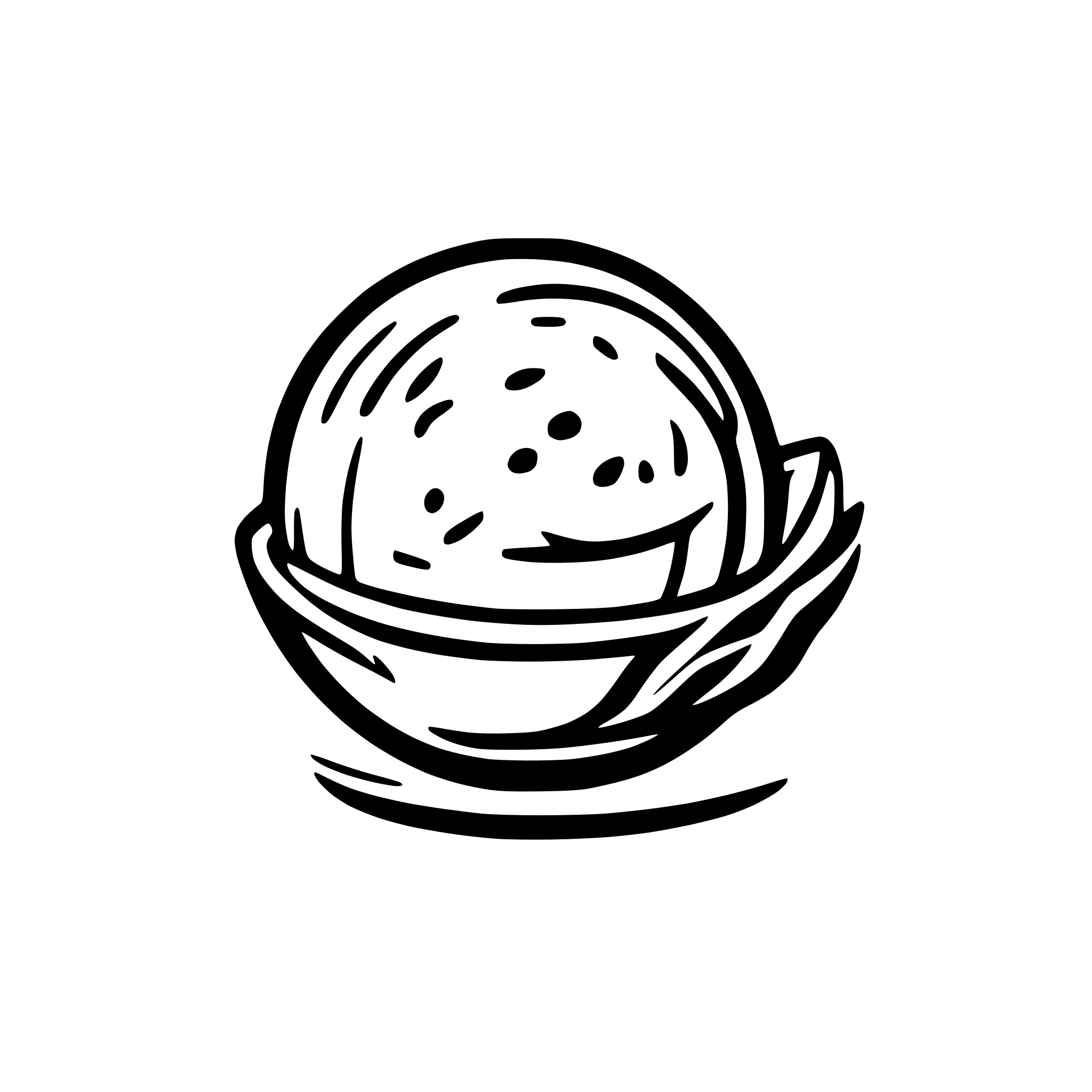 AI-generated SVG of a Simple stylish cool rice ball logo