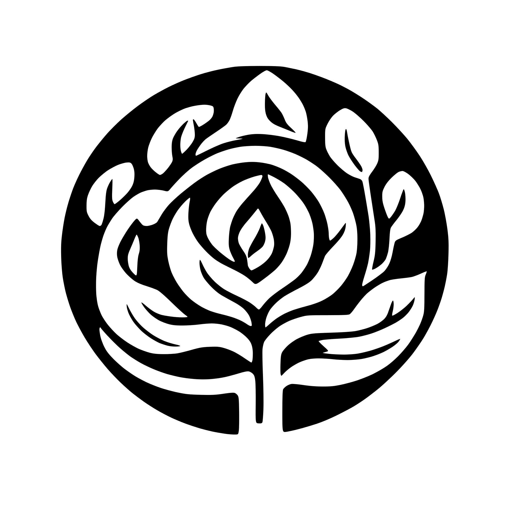 AI-generated SVG of a icon that can be used for meditation website