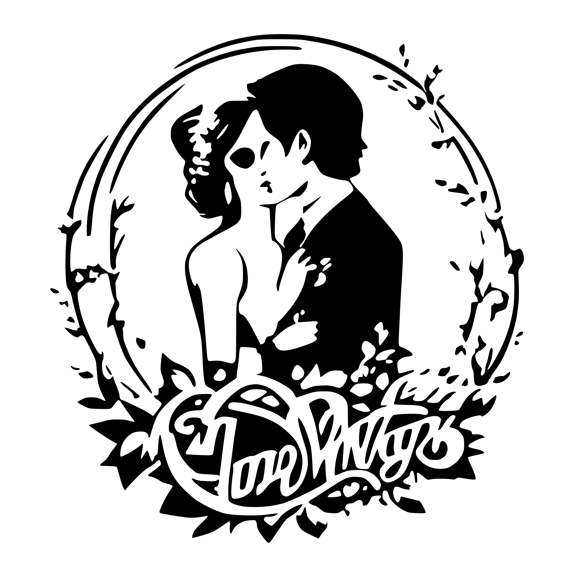 AI-generated SVG of a Wedding fonts