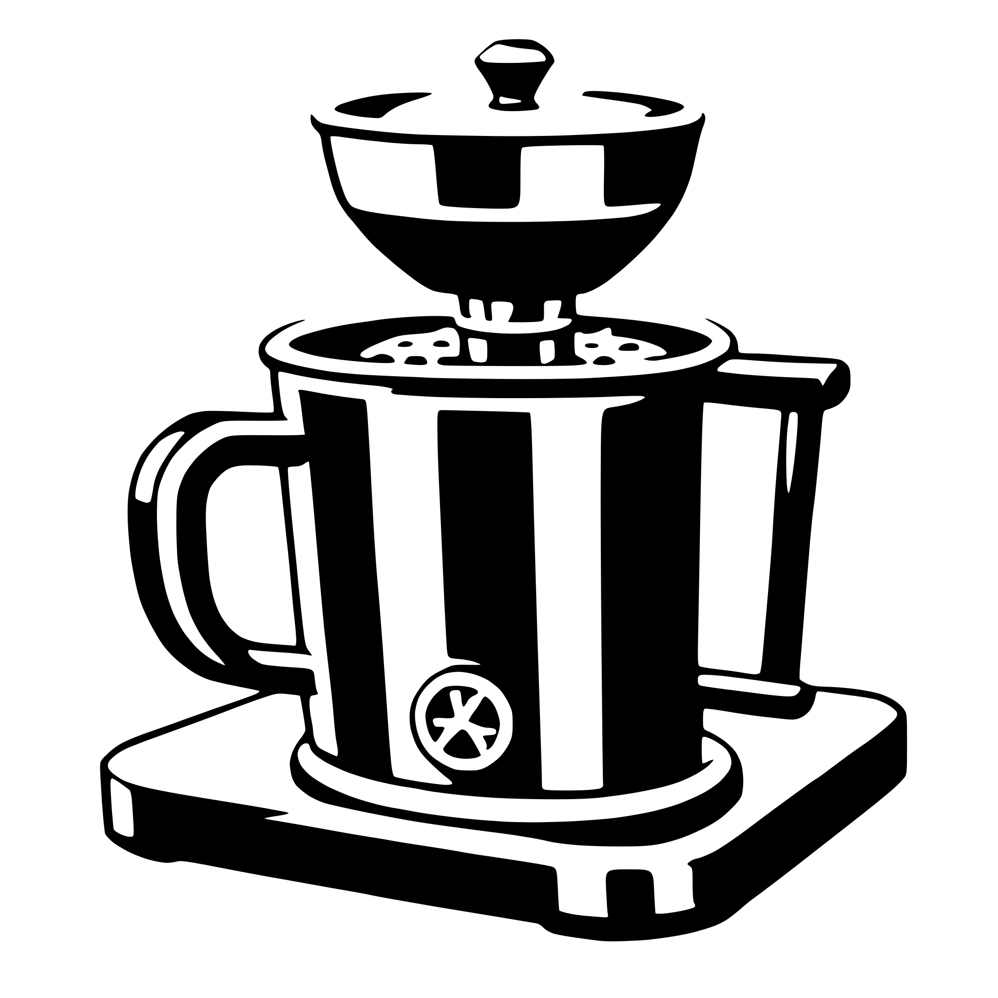 AI-generated SVG of 'cappuccino maker'