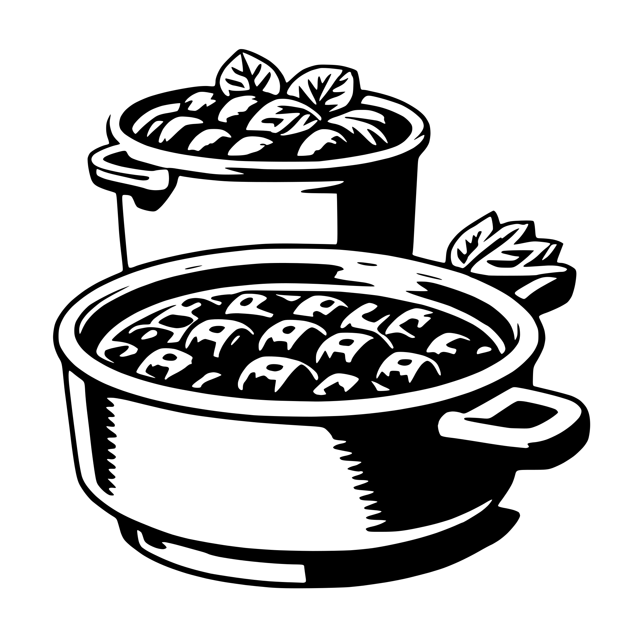 AI-generated SVG of a stew