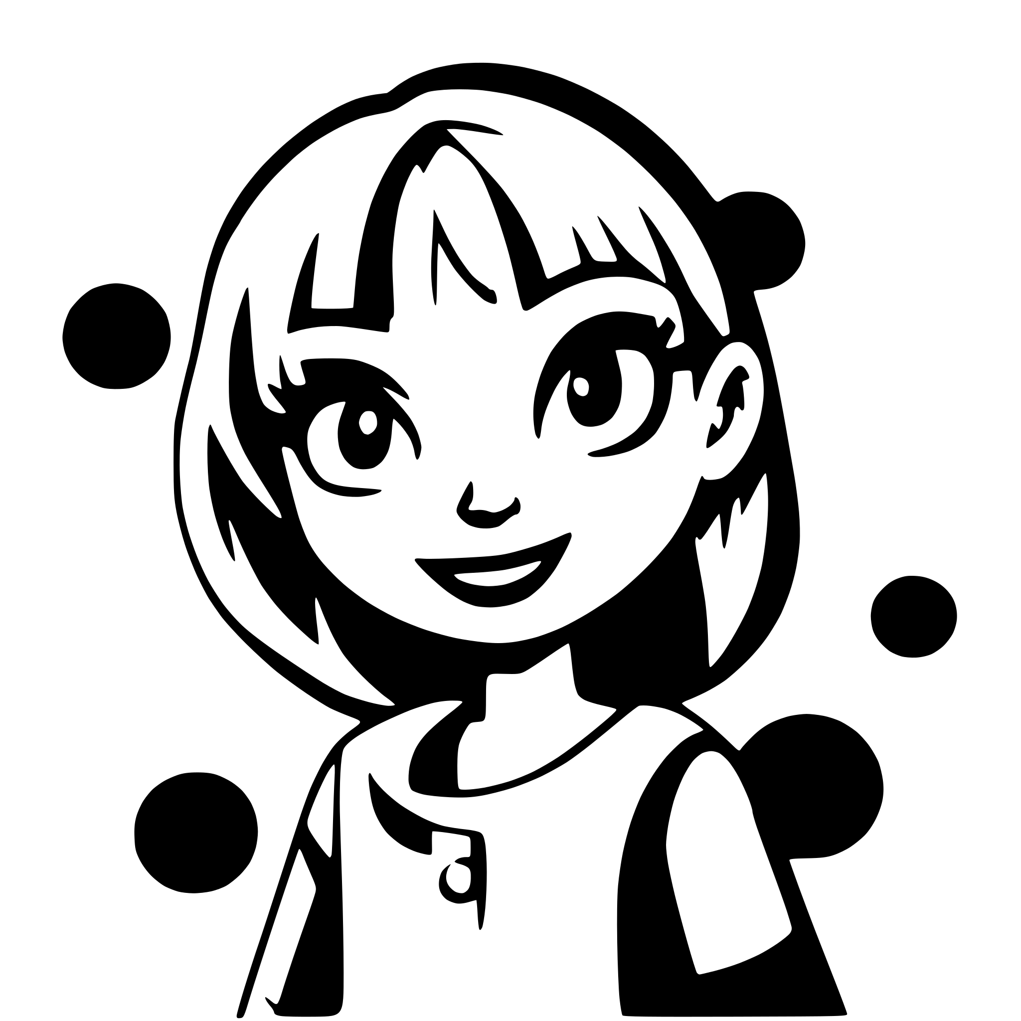 AI-generated SVG of 'A'