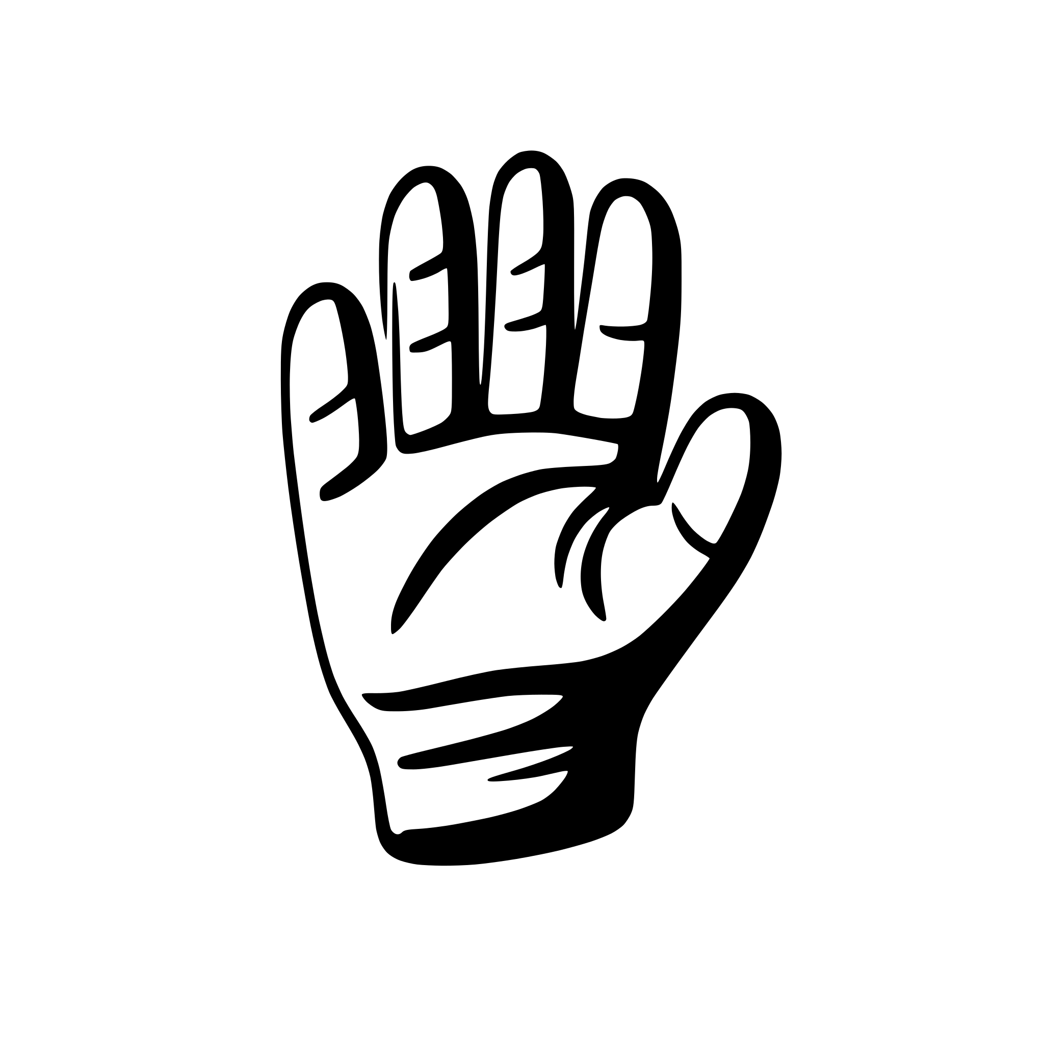 AI-generated SVG of 'a cat's paw'