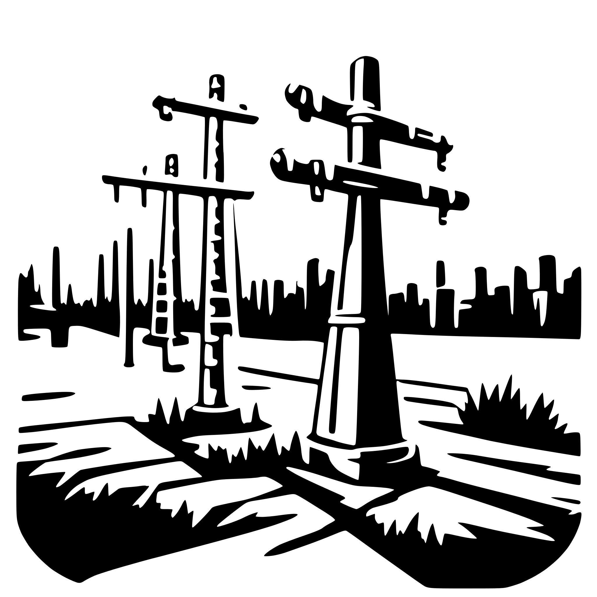 AI-generated SVG of 'power grid'