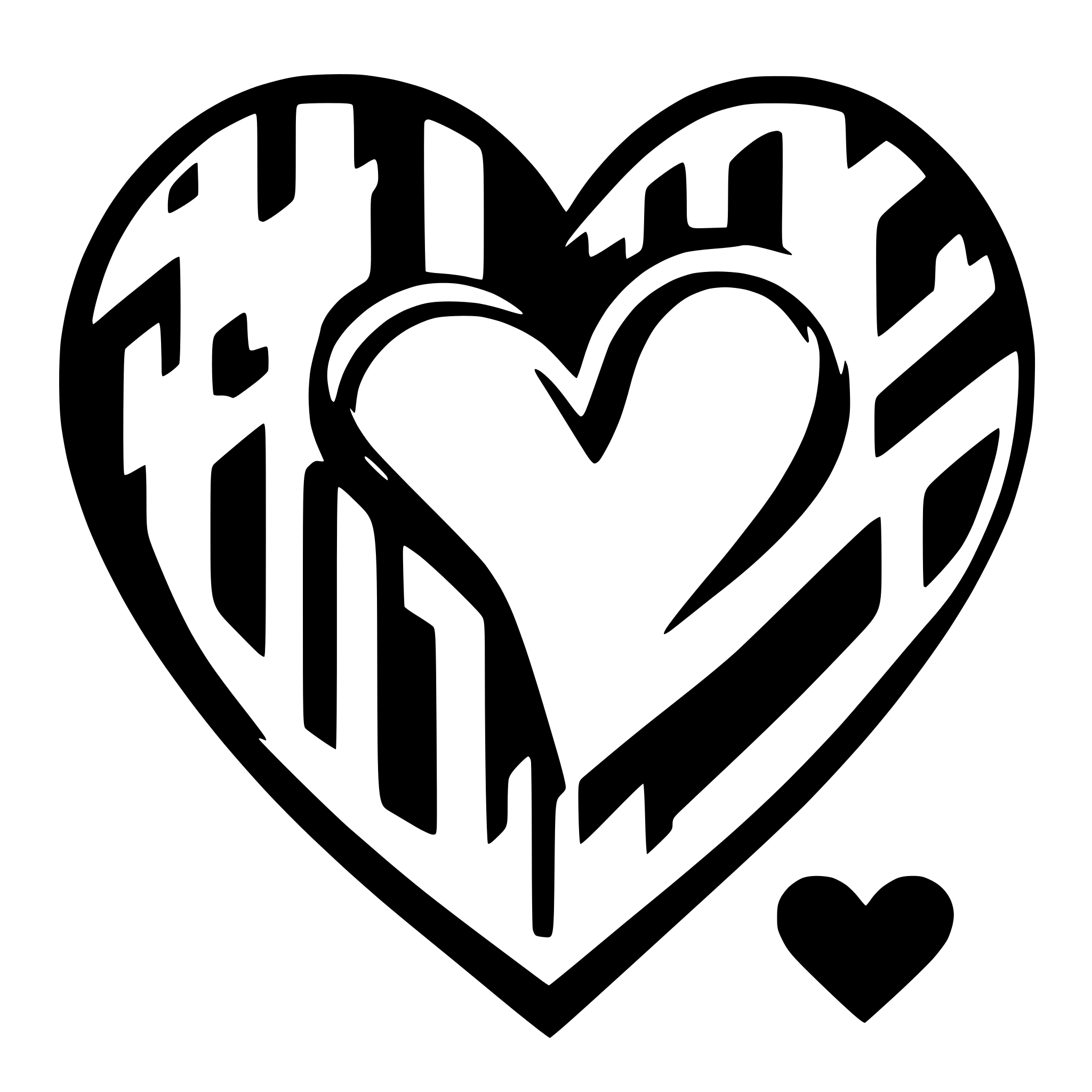 AI-generated SVG of 'heart shape and h'