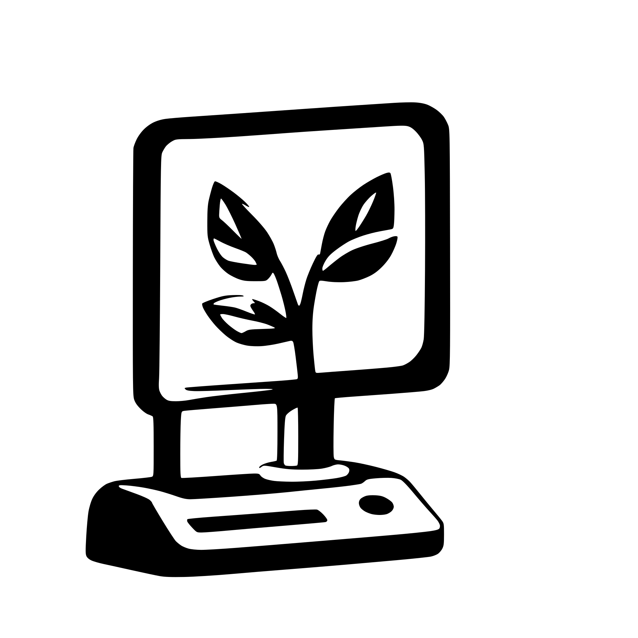 AI-generated SVG of a icon for computer is idle