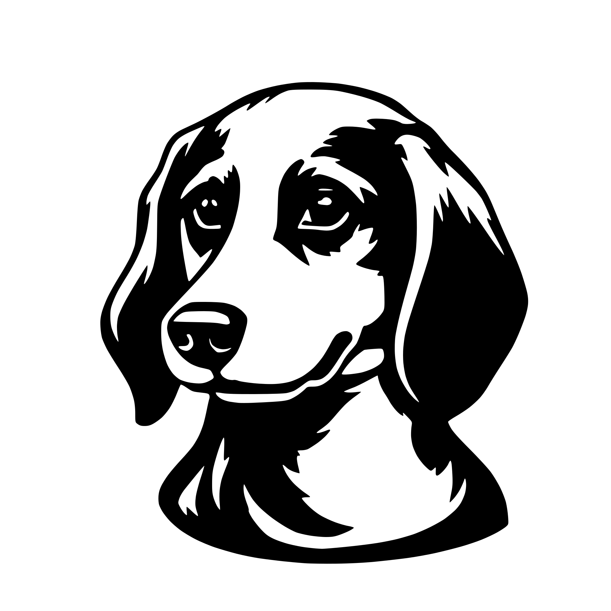 AI-generated SVG of a Dog logo