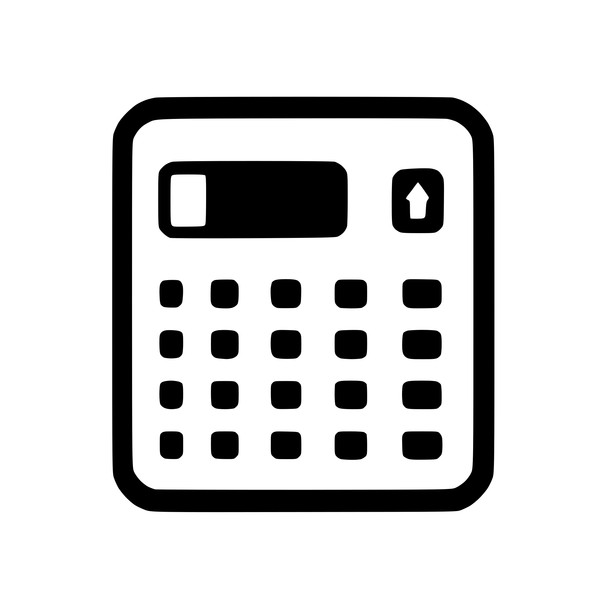 AI-generated SVG of a calculator with numbers