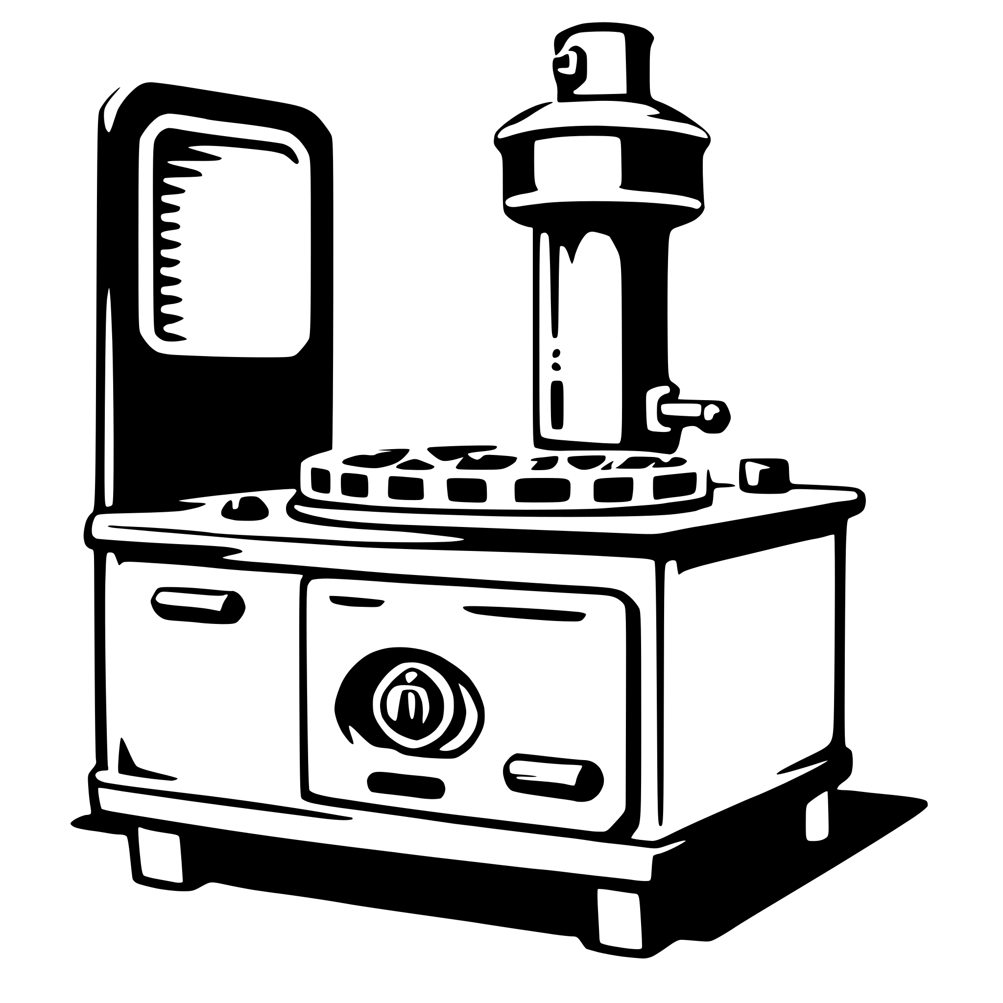 AI-generated SVG of 'stove'