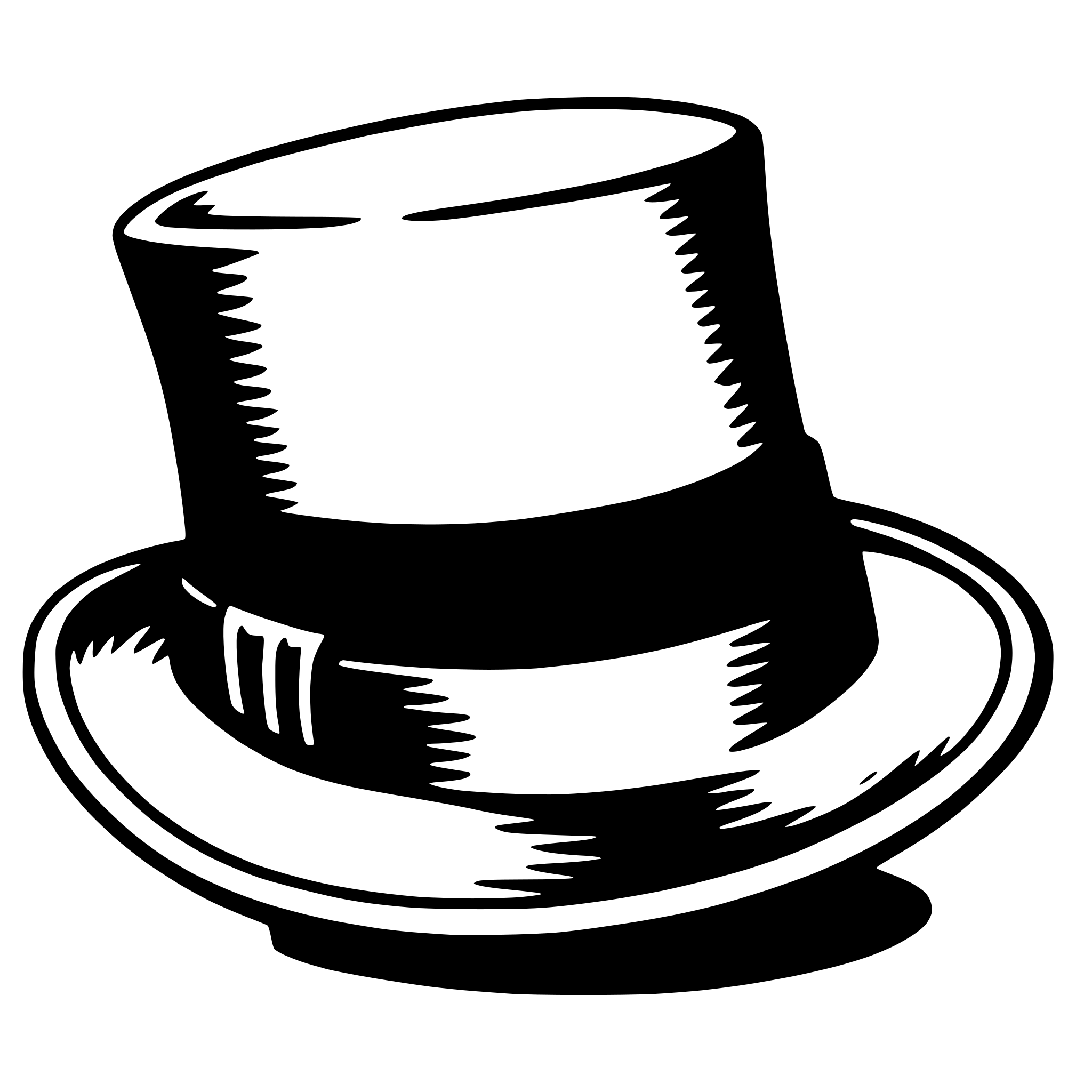 AI-generated SVG of a fedora