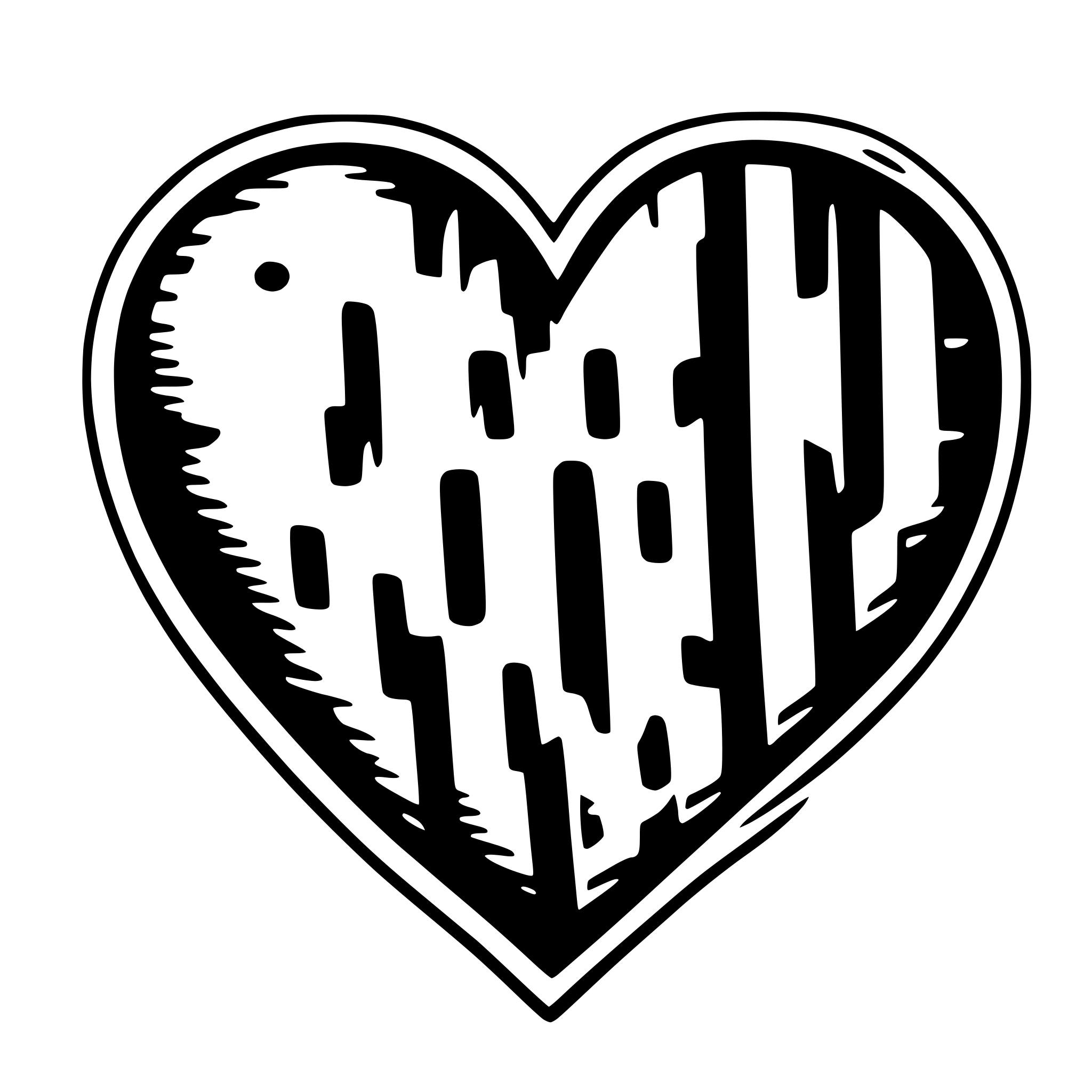 AI-generated SVG of 'cute heart embellishment'