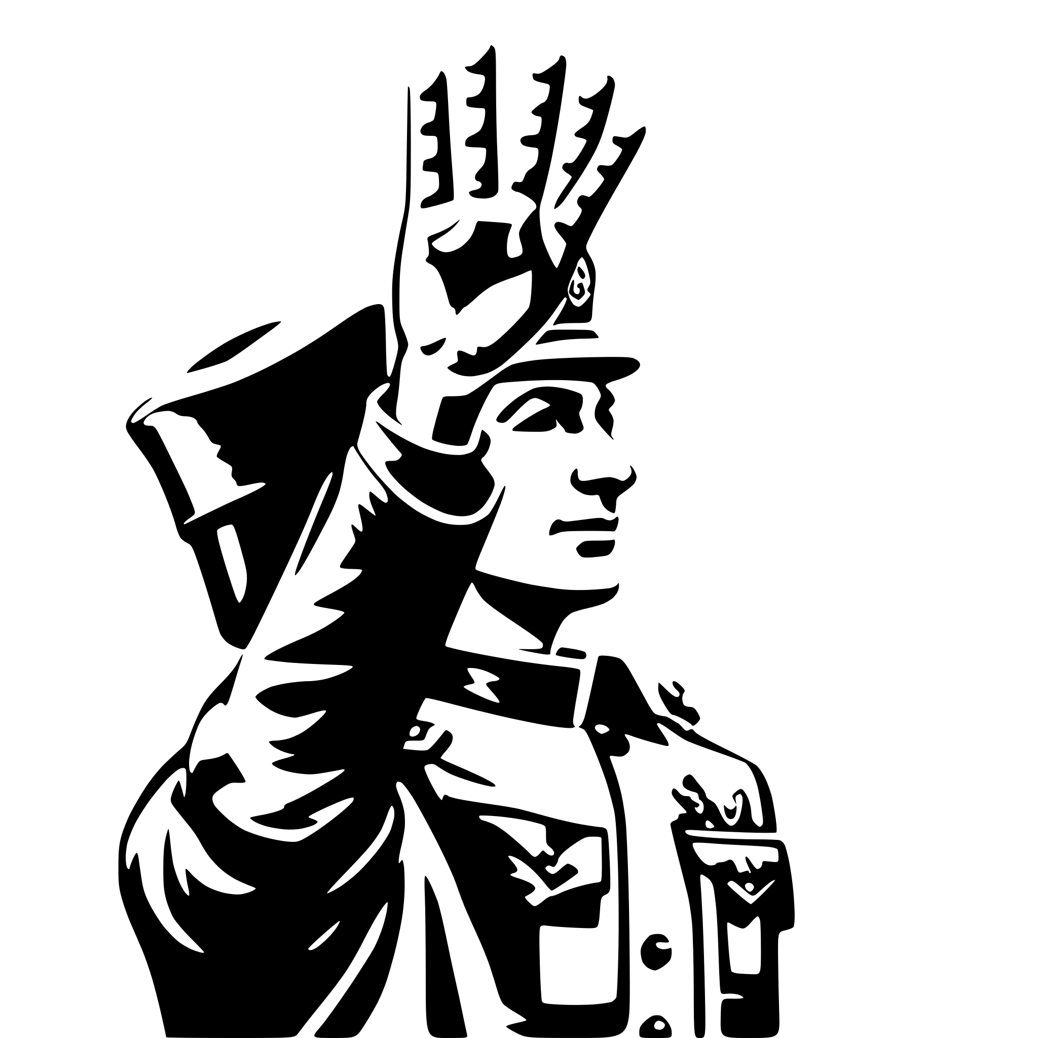 AI-generated SVG of 'giving military salute'