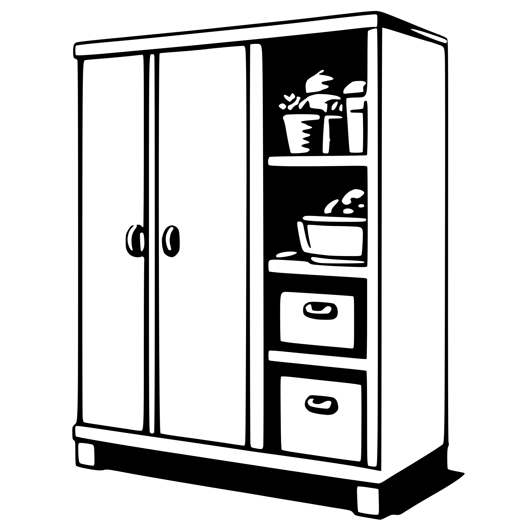 AI-generated SVG of a cupboard