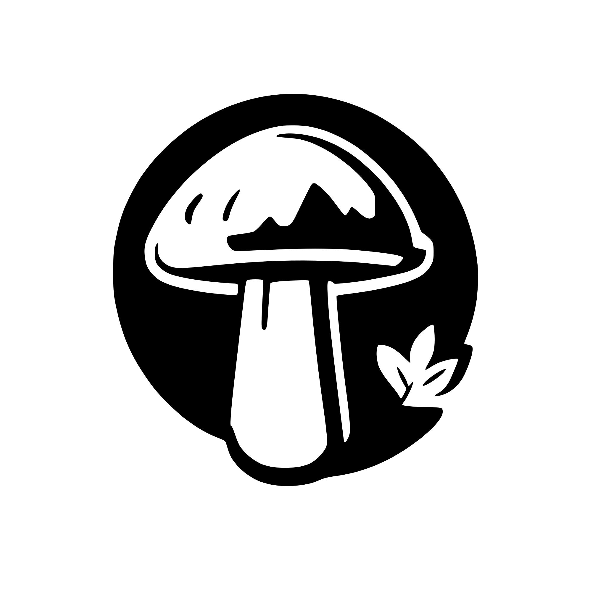 AI-generated SVG of a mushroom telekom