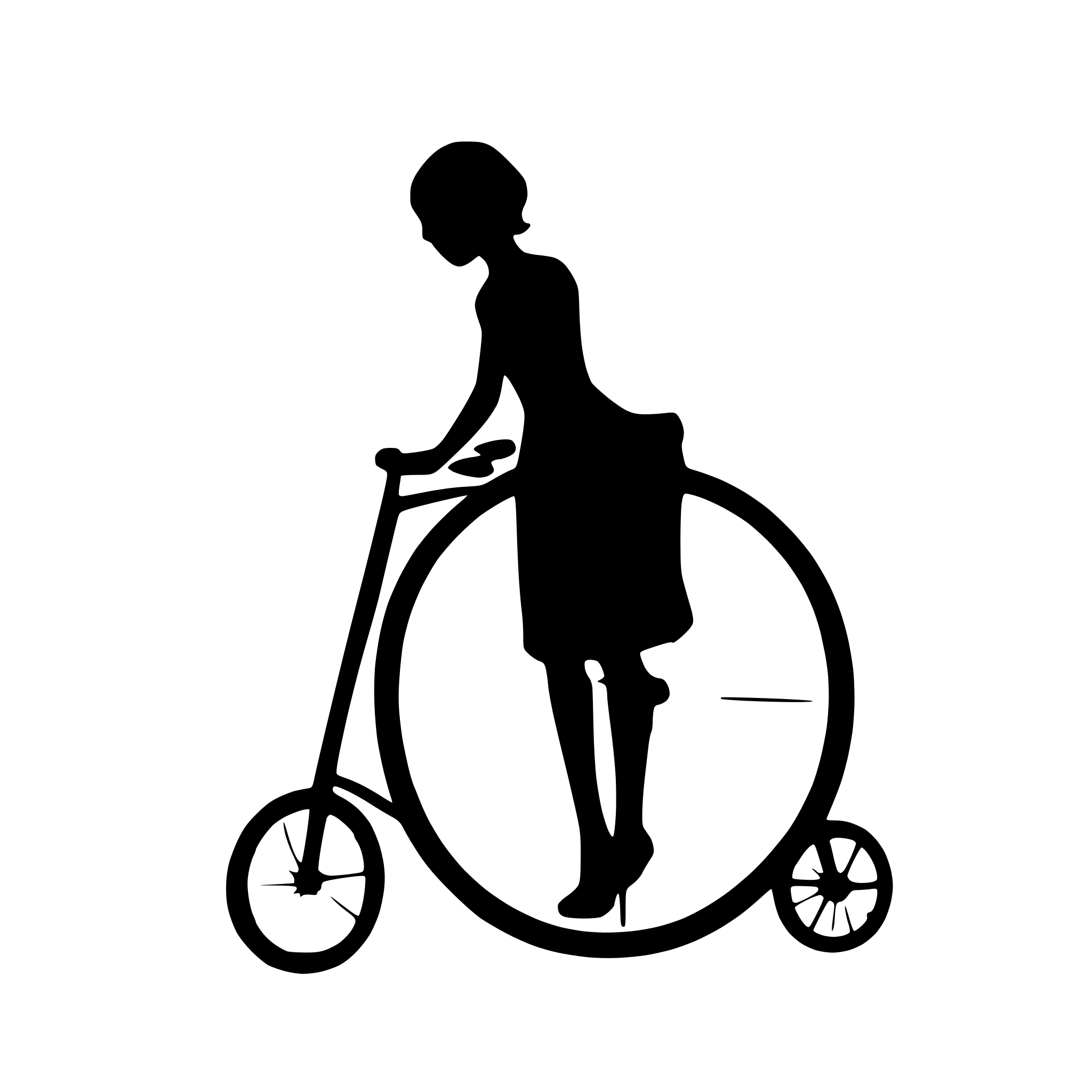 AI-generated SVG of 'penny farthing'