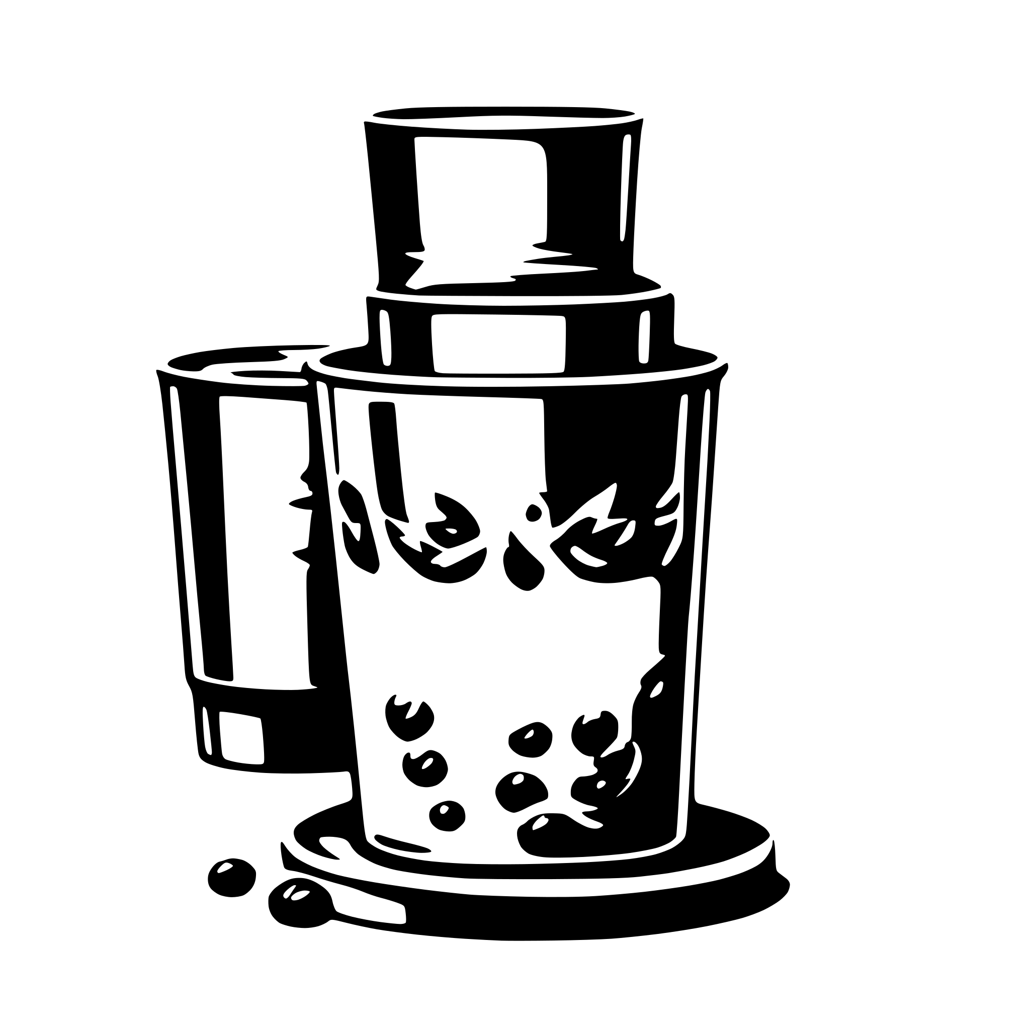 AI-generated SVG of a Yogurt form fill seal machine