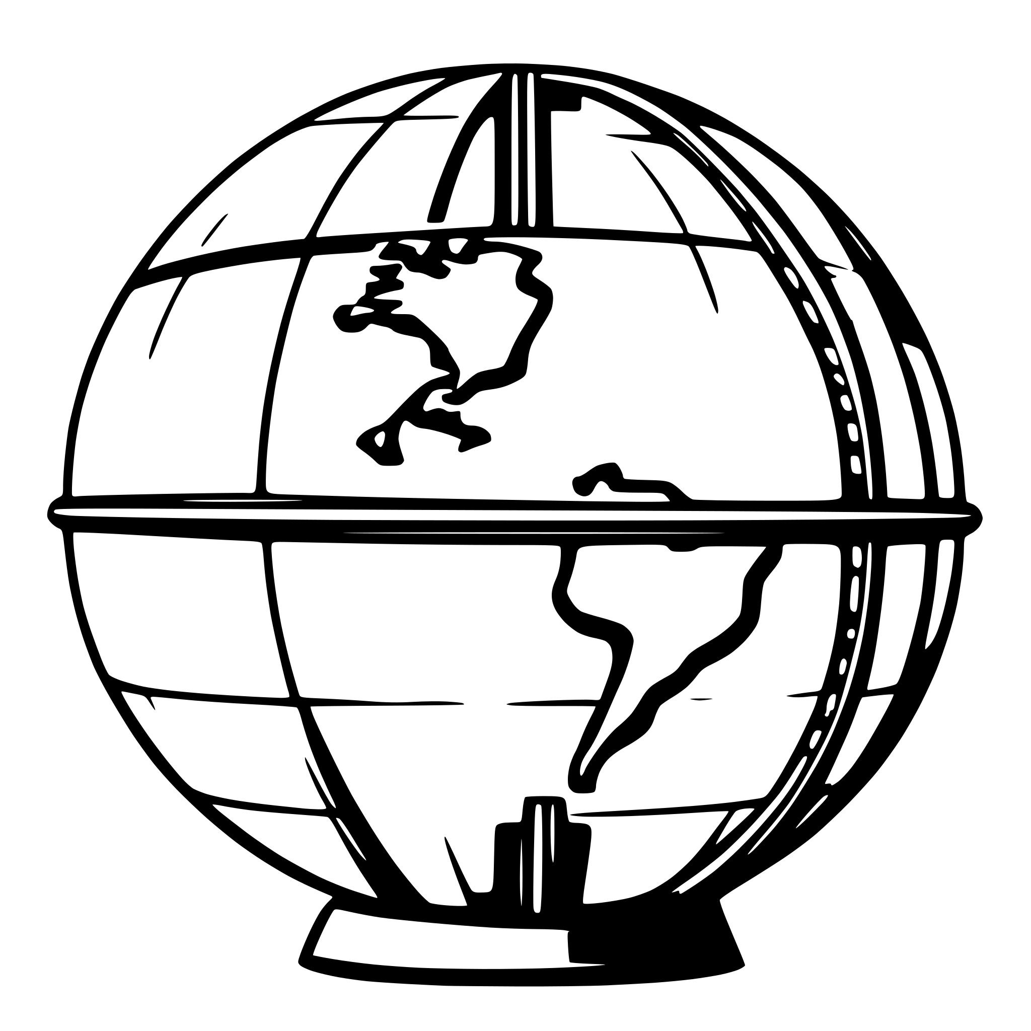 AI-generated SVG of 'un globe 3D interconnecté'