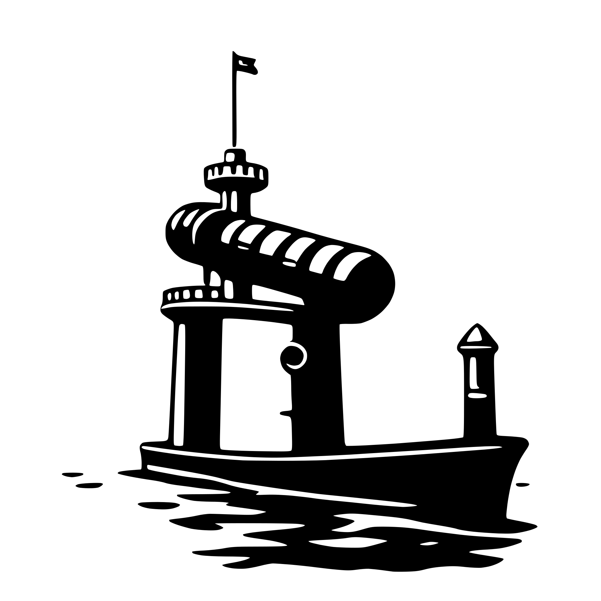 AI-generated SVG of 'submarine periscope'