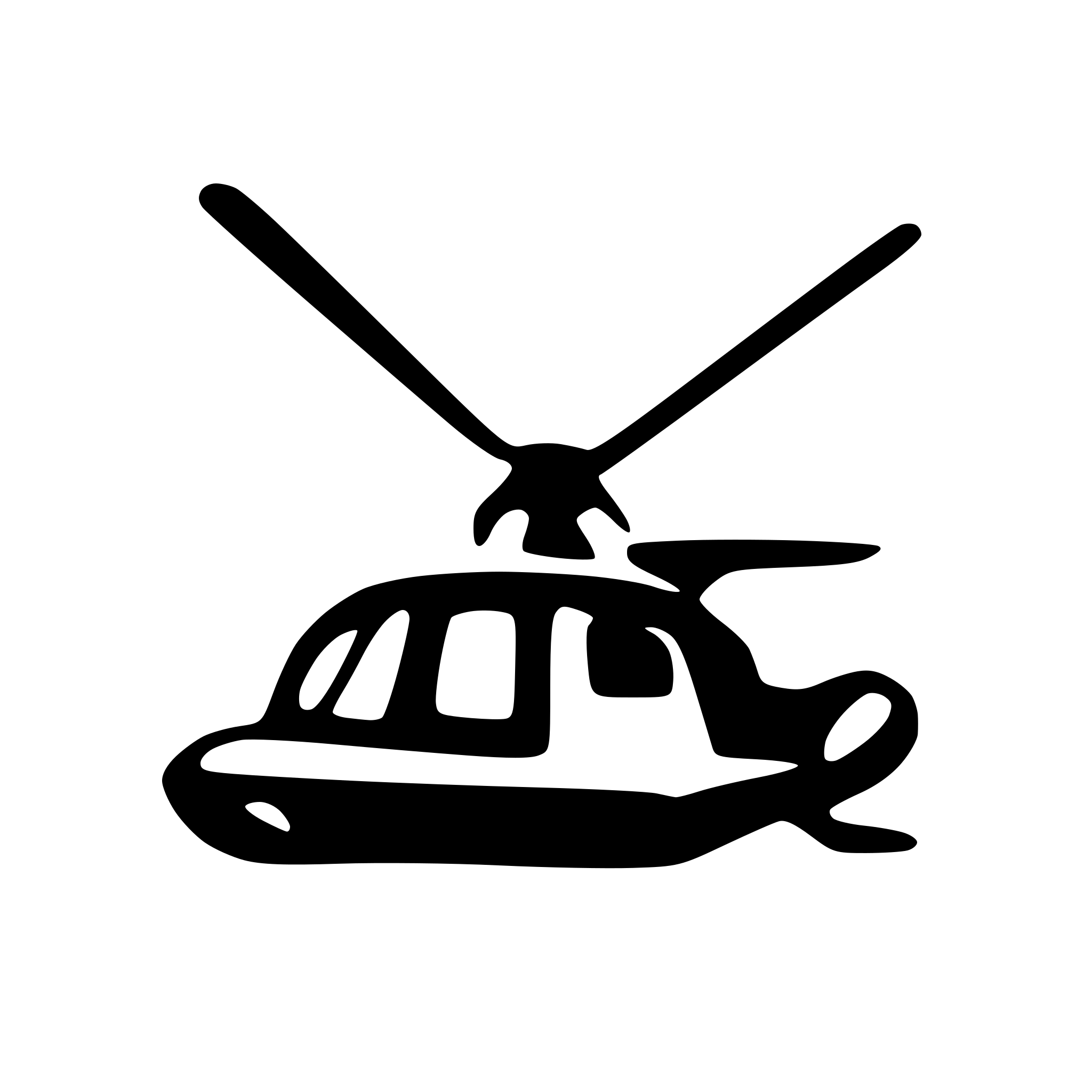 AI-generated SVG of a helicopter