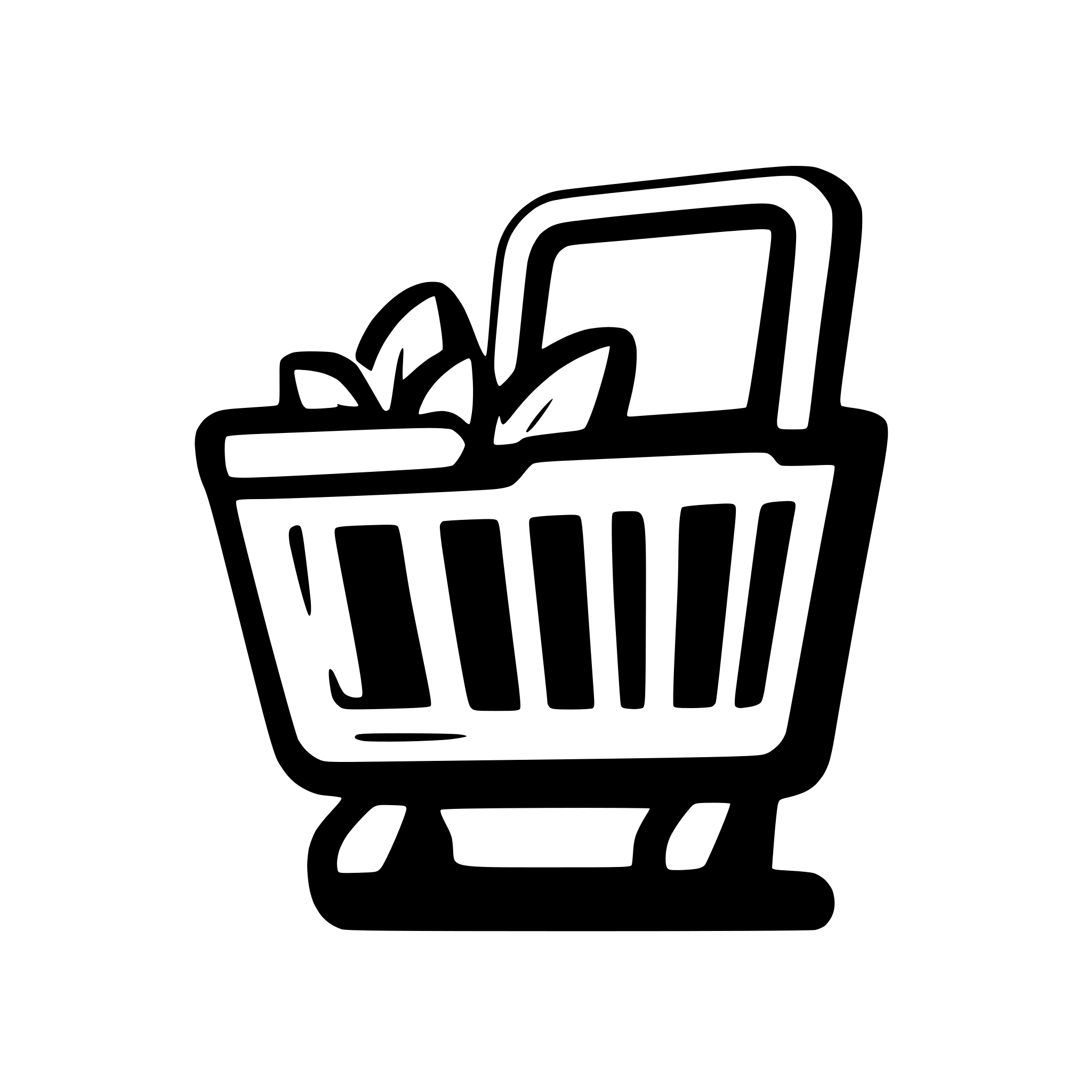 AI-generated SVG of 'shopping cart icon'