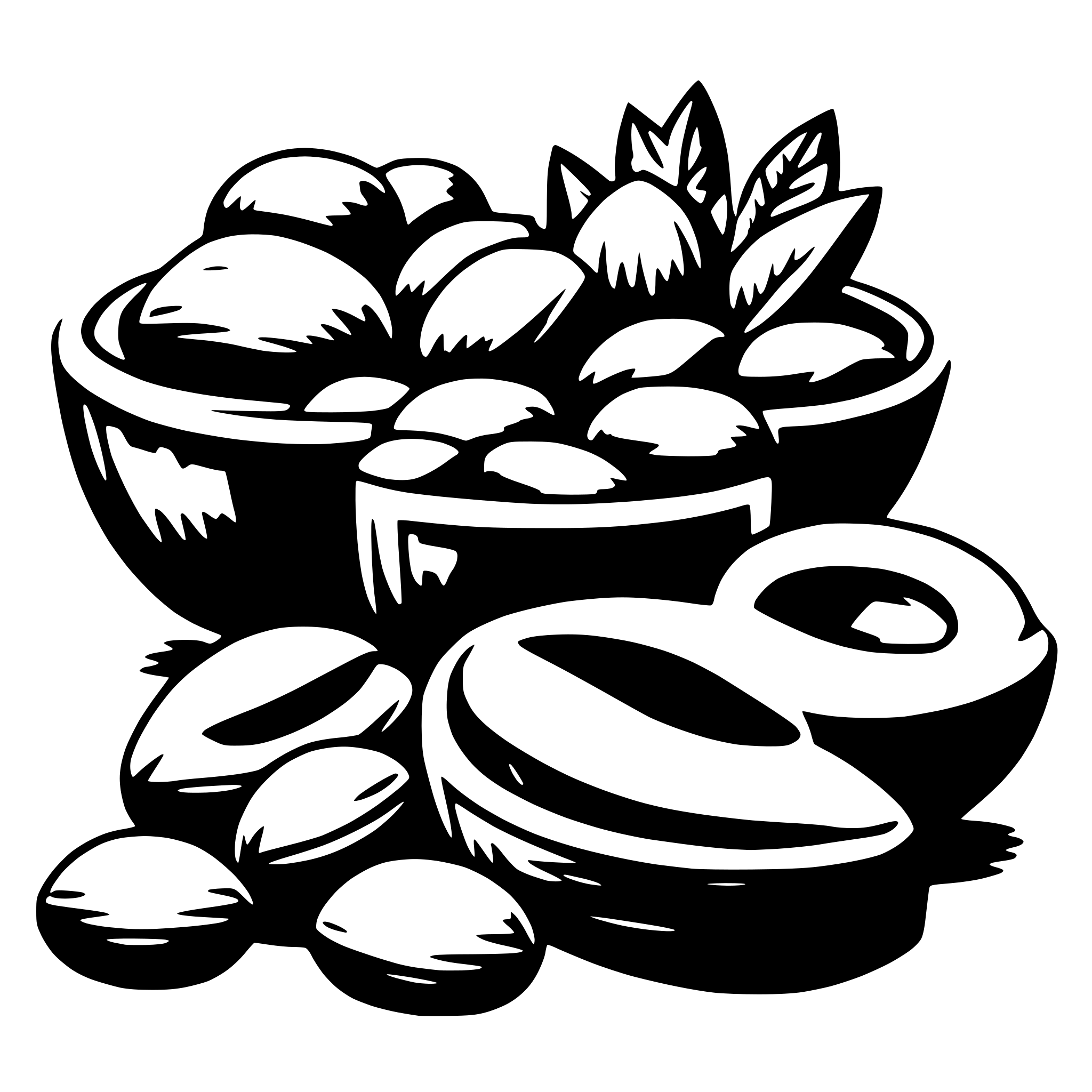 AI-generated SVG of 'nuts'