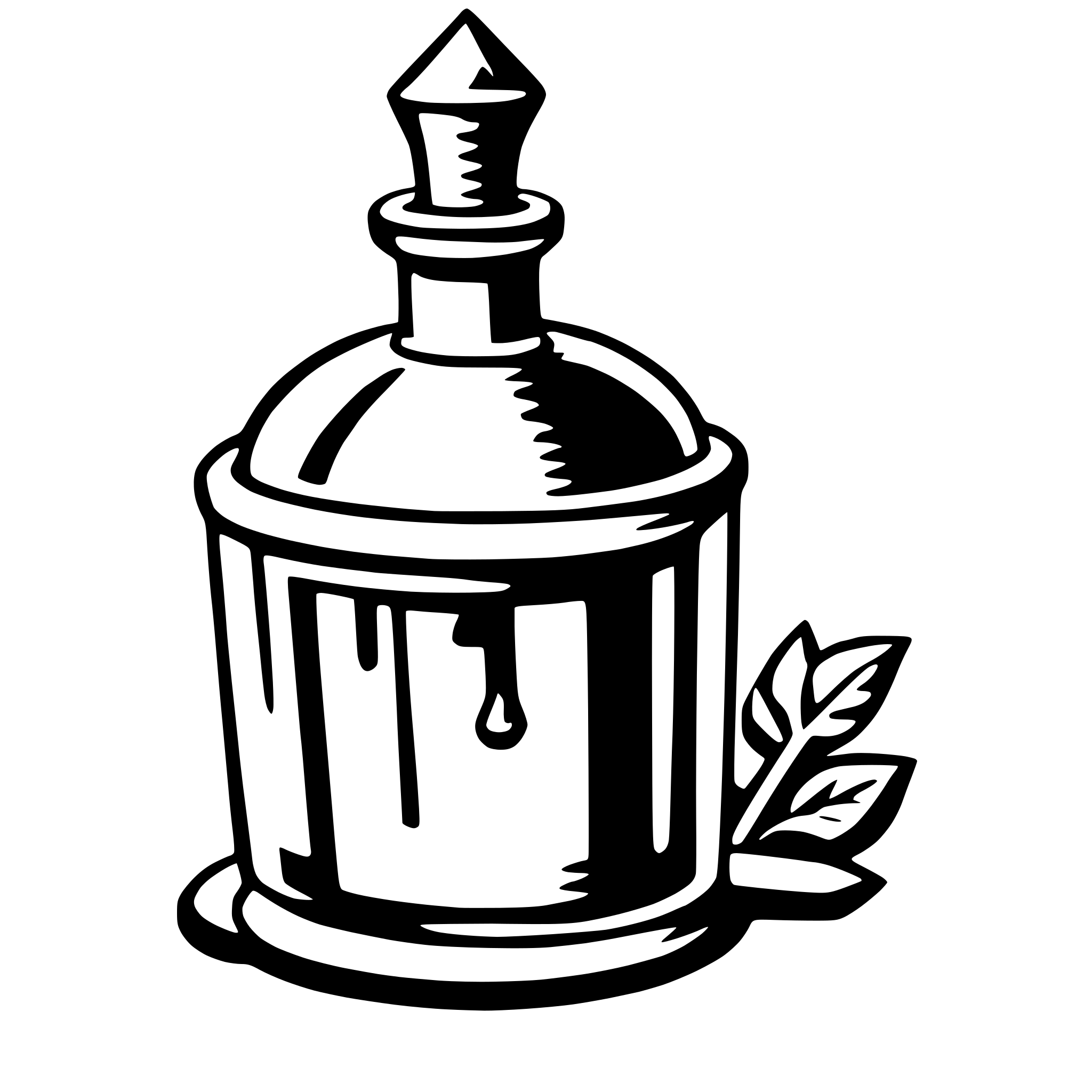 AI-generated SVG of a potion