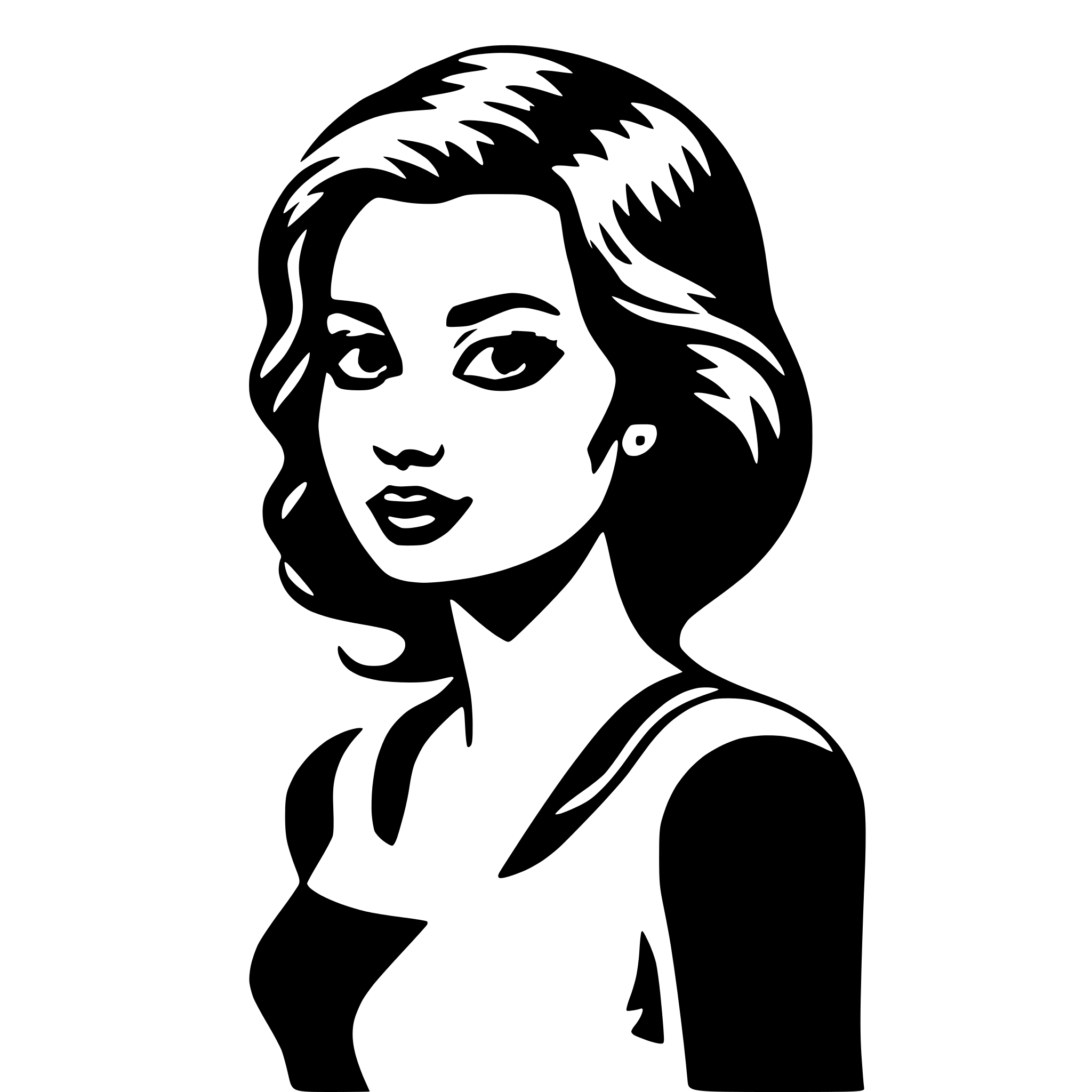 AI-generated SVG of 'curvy woman'