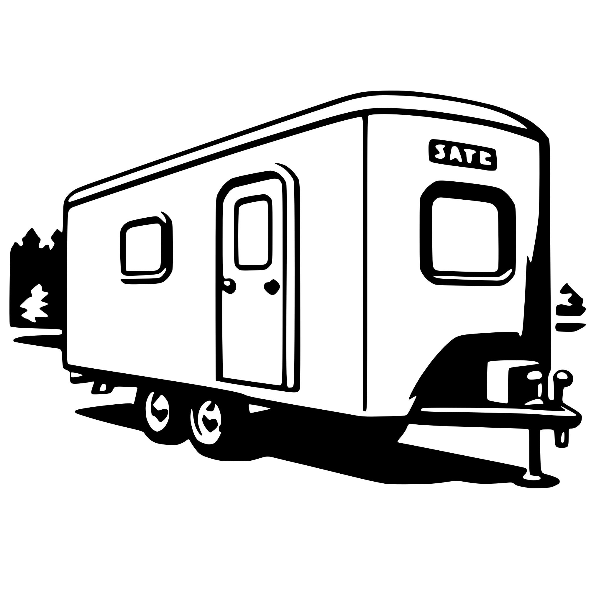 AI-generated SVG of a trailer