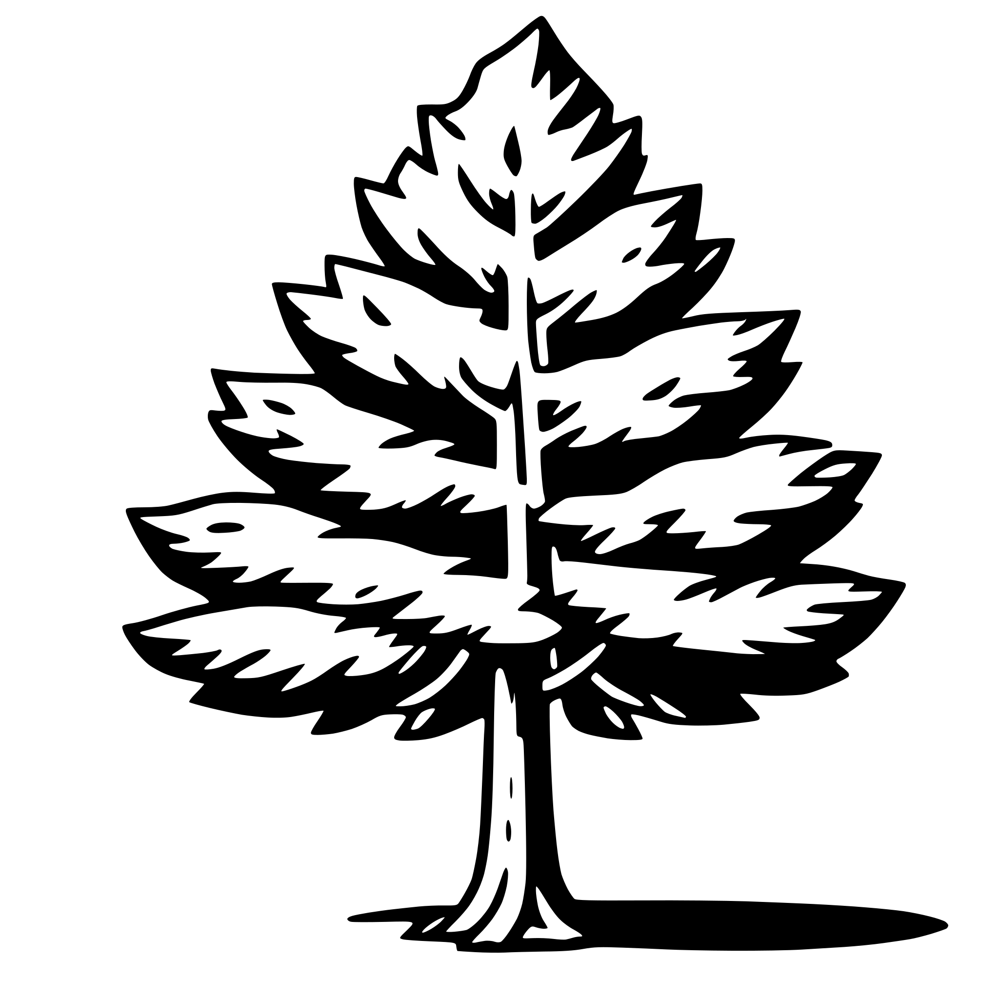 AI-generated SVG of 'cedar tree'