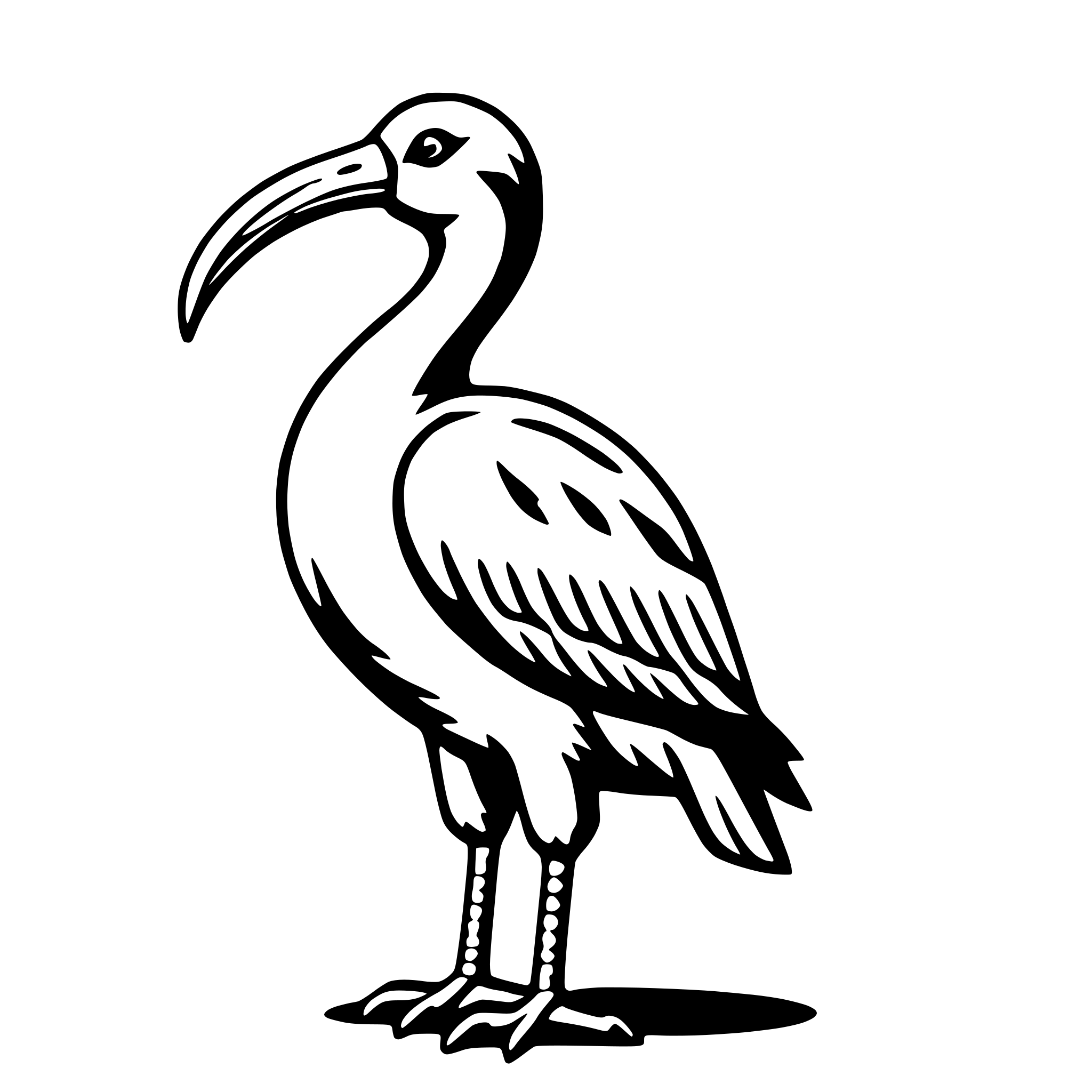 AI-generated SVG of 'ibis with ice cream'