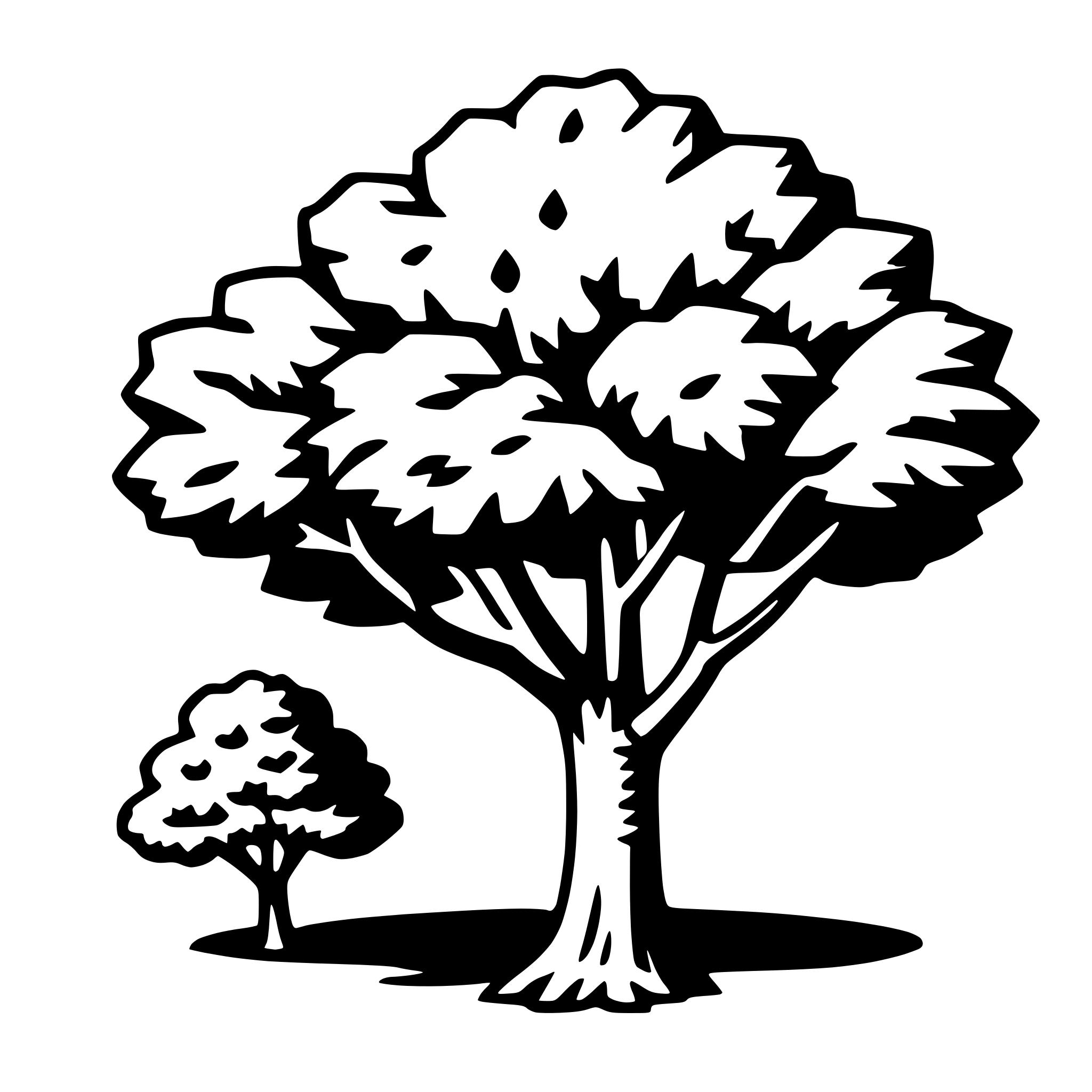 AI-generated SVG of 'sycamore tree'