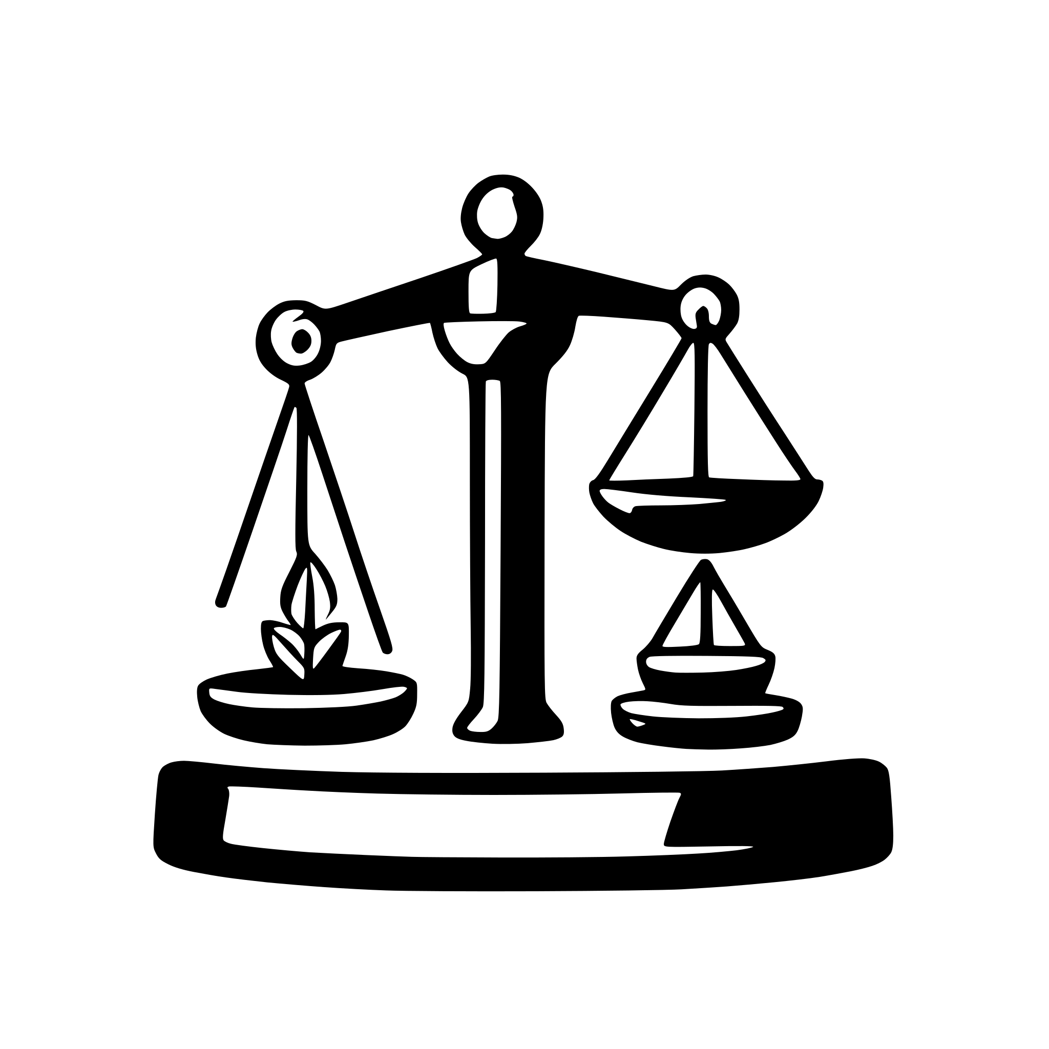 AI-generated SVG of 'scales balancing weights'
