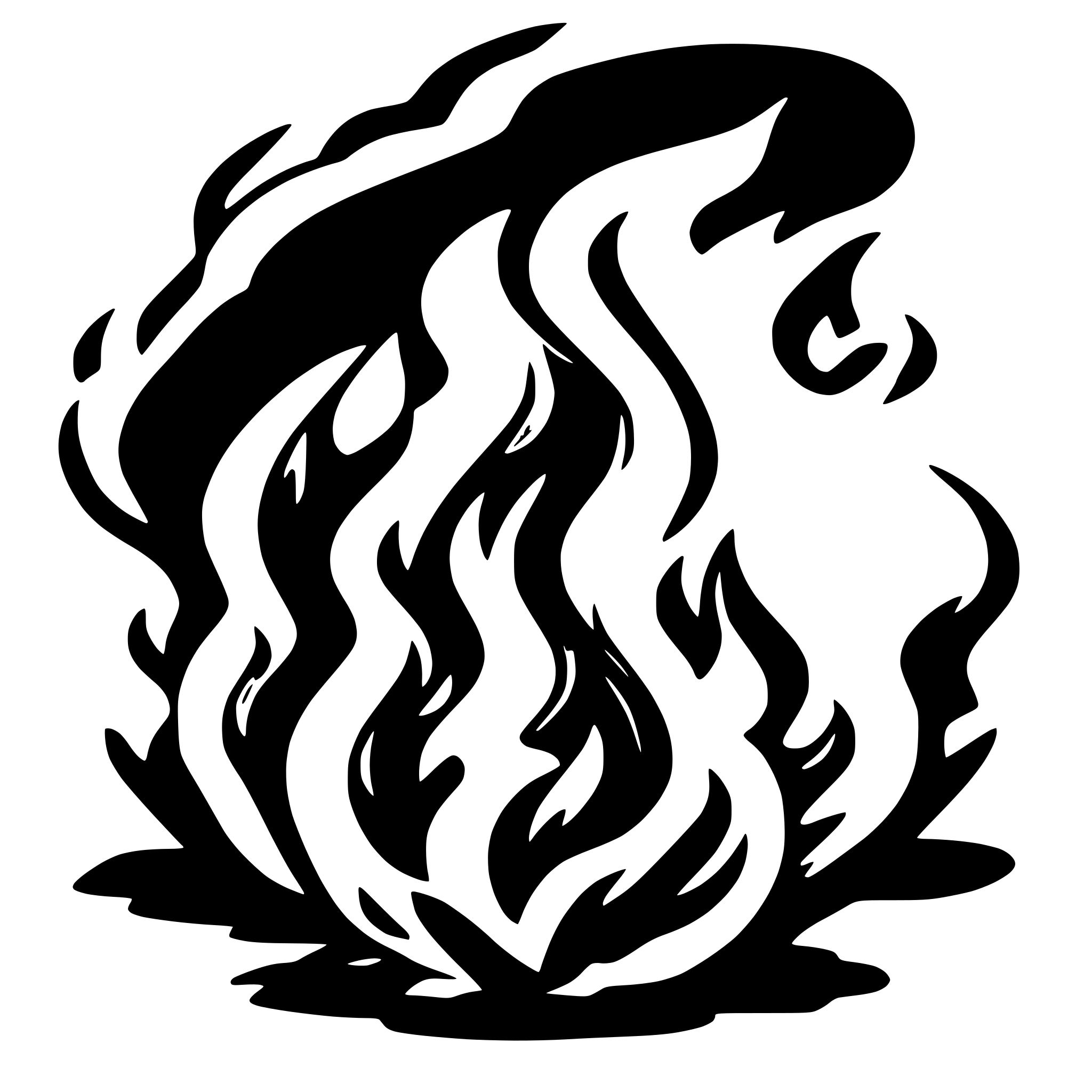 AI-generated SVG of 'blue fire'