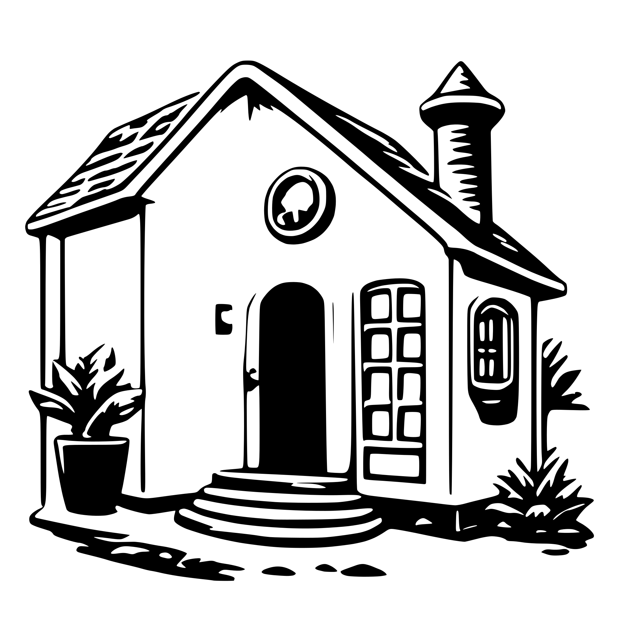 AI-generated SVG of 'smart home error page'
