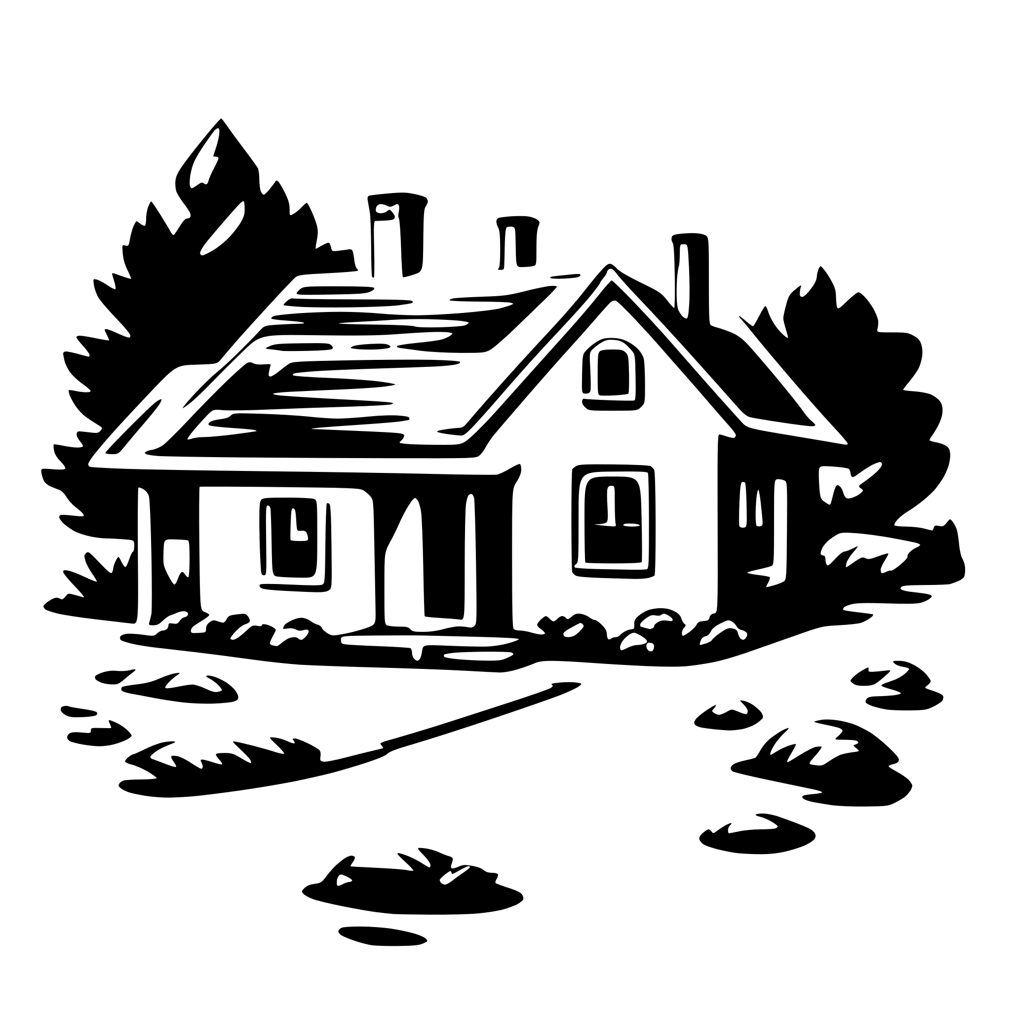 AI-generated SVG of 'Home'