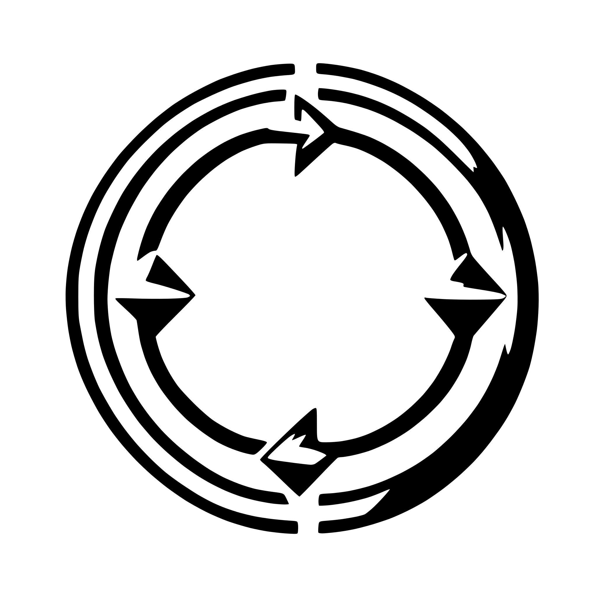 AI-generated SVG of a circling arrows stock